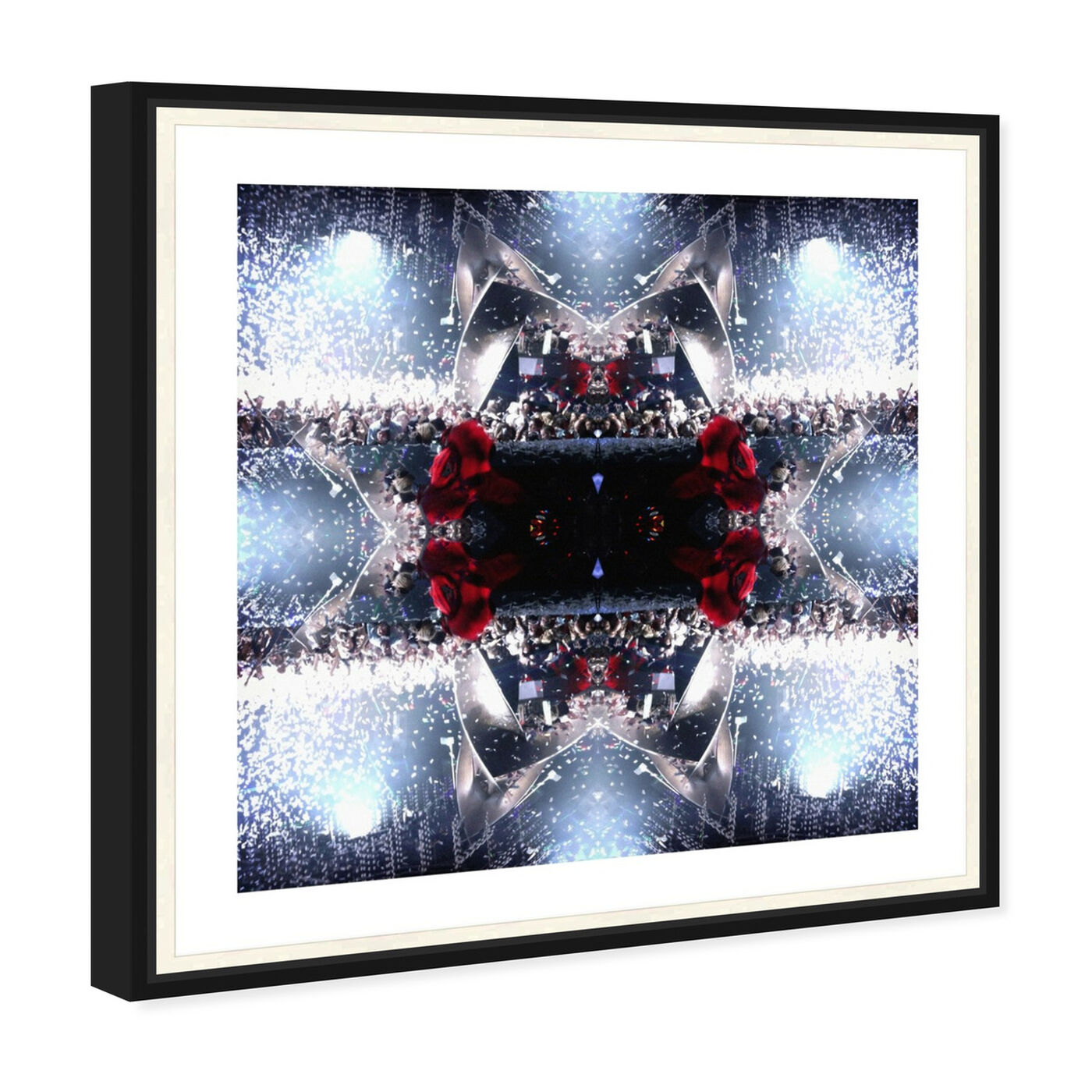 Angled view of Blooming Disco Nights featuring abstract and textures art.