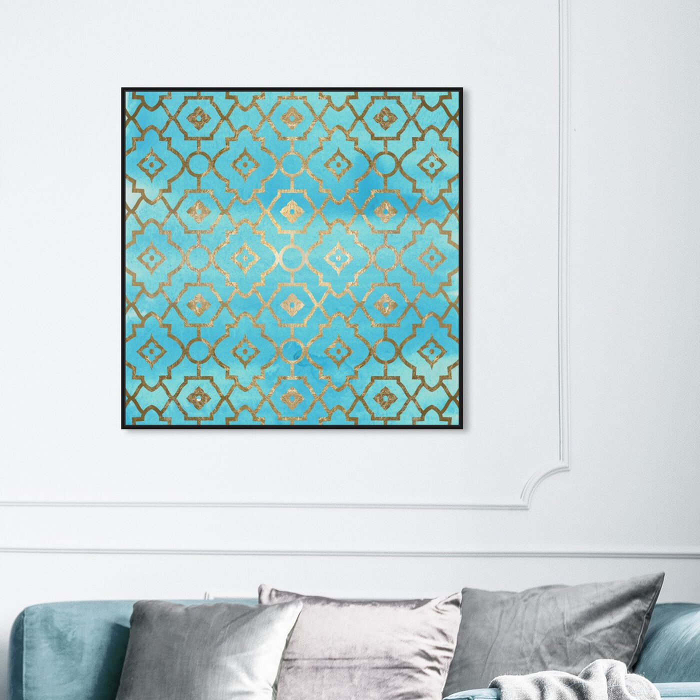 Hanging view of Sabina featuring abstract and patterns art.