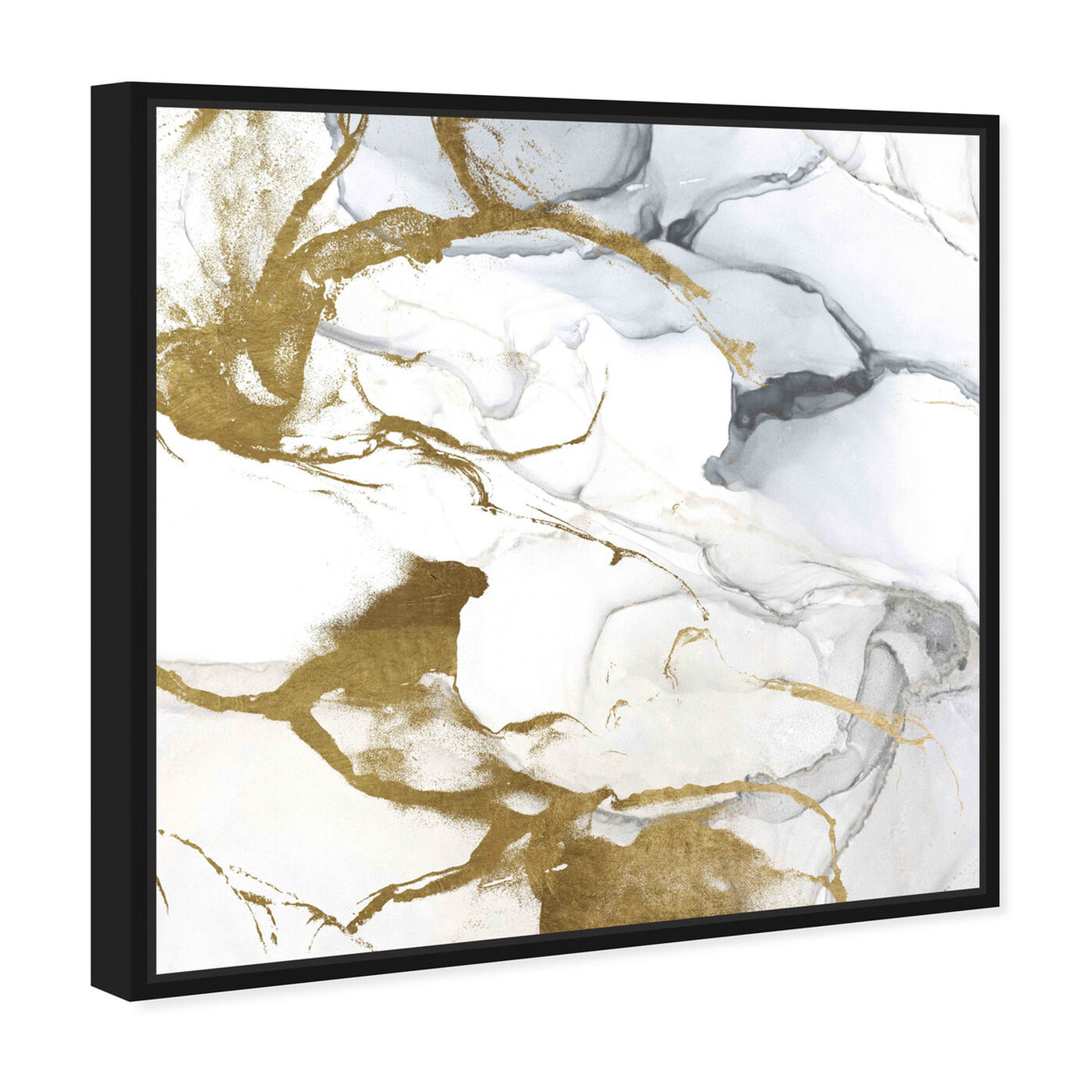 Angled view of Love Marble featuring abstract and crystals art.