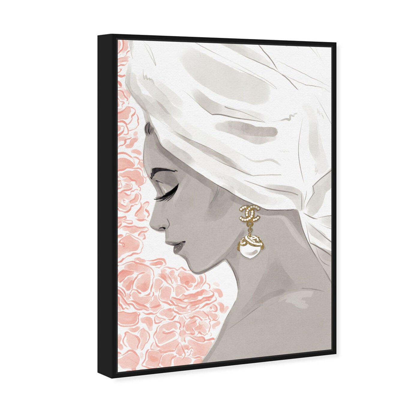 Angled view of Bath Bomb Beauty III featuring fashion and glam and portraits art.