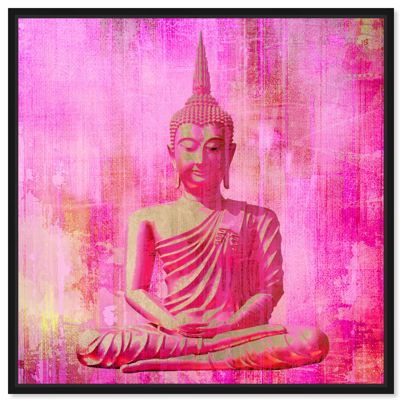 Front view of Buddha Pink featuring spiritual and religious and religion art.