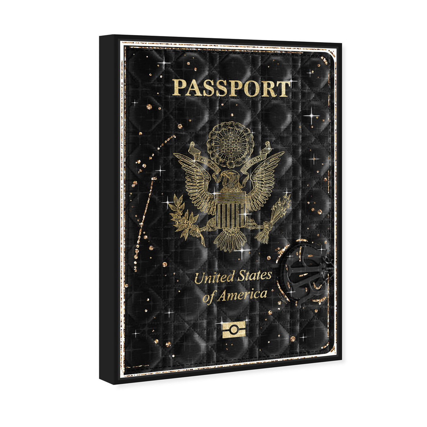 Angled view of Lux Passport featuring fashion and glam and travel essentials art.