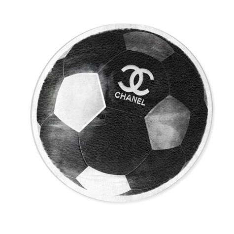 Fashion Soccer Ball - Round Acrylic Art