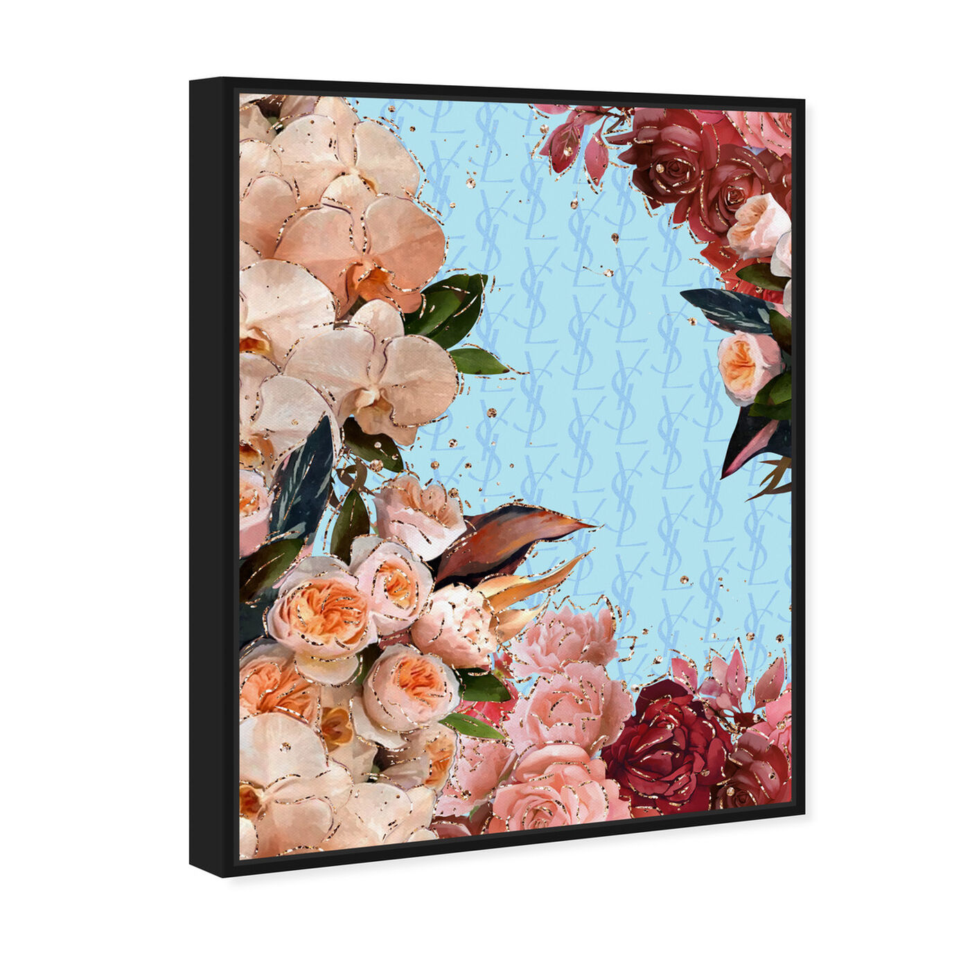 Angled view of Classic Floral Fashion featuring floral and botanical and florals art.