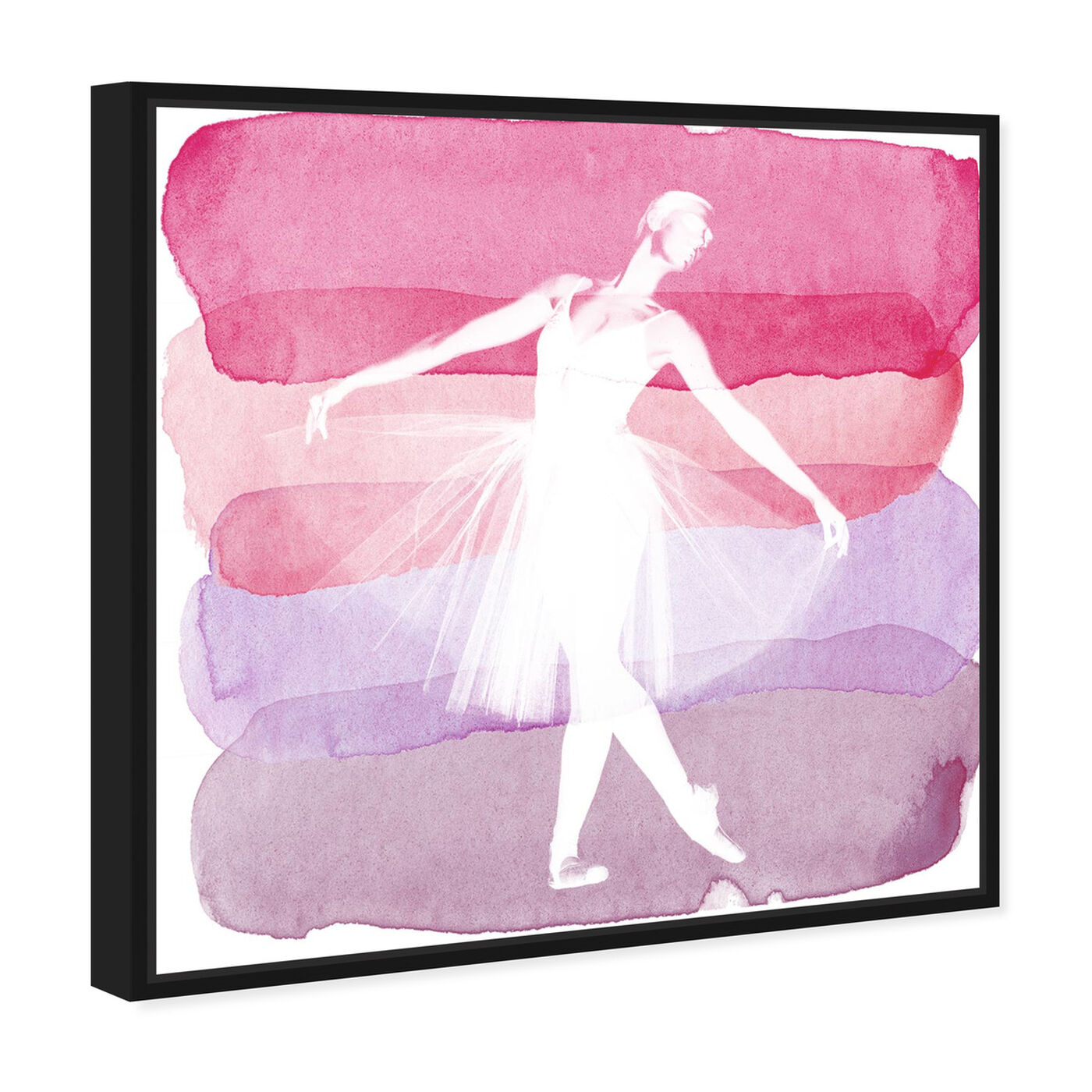 Angled view of Petal Ballerina Three featuring sports and teams and ballet art.
