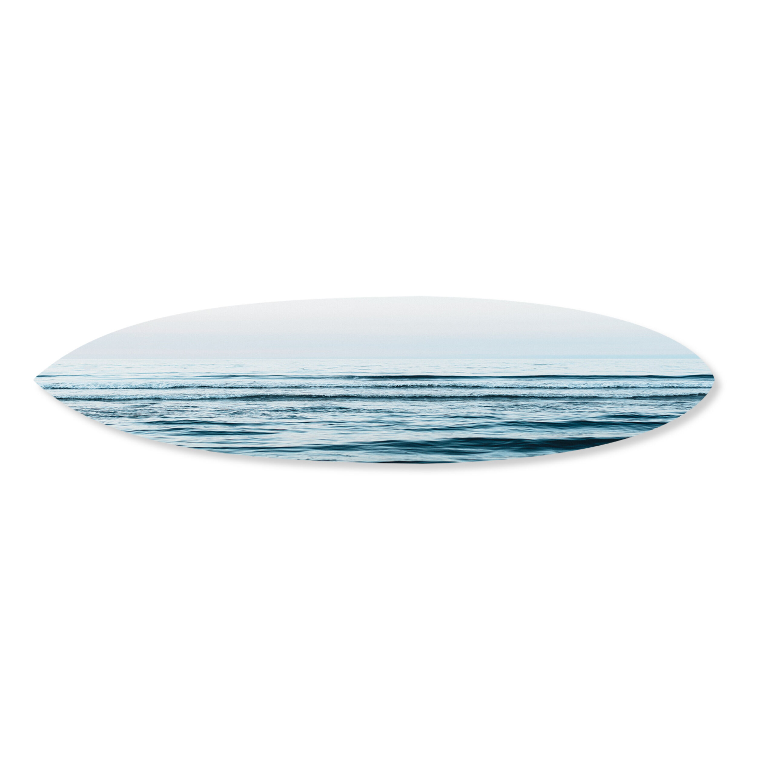 Sea Side Horizon Surfboard | Wall Art by Oliver Gal