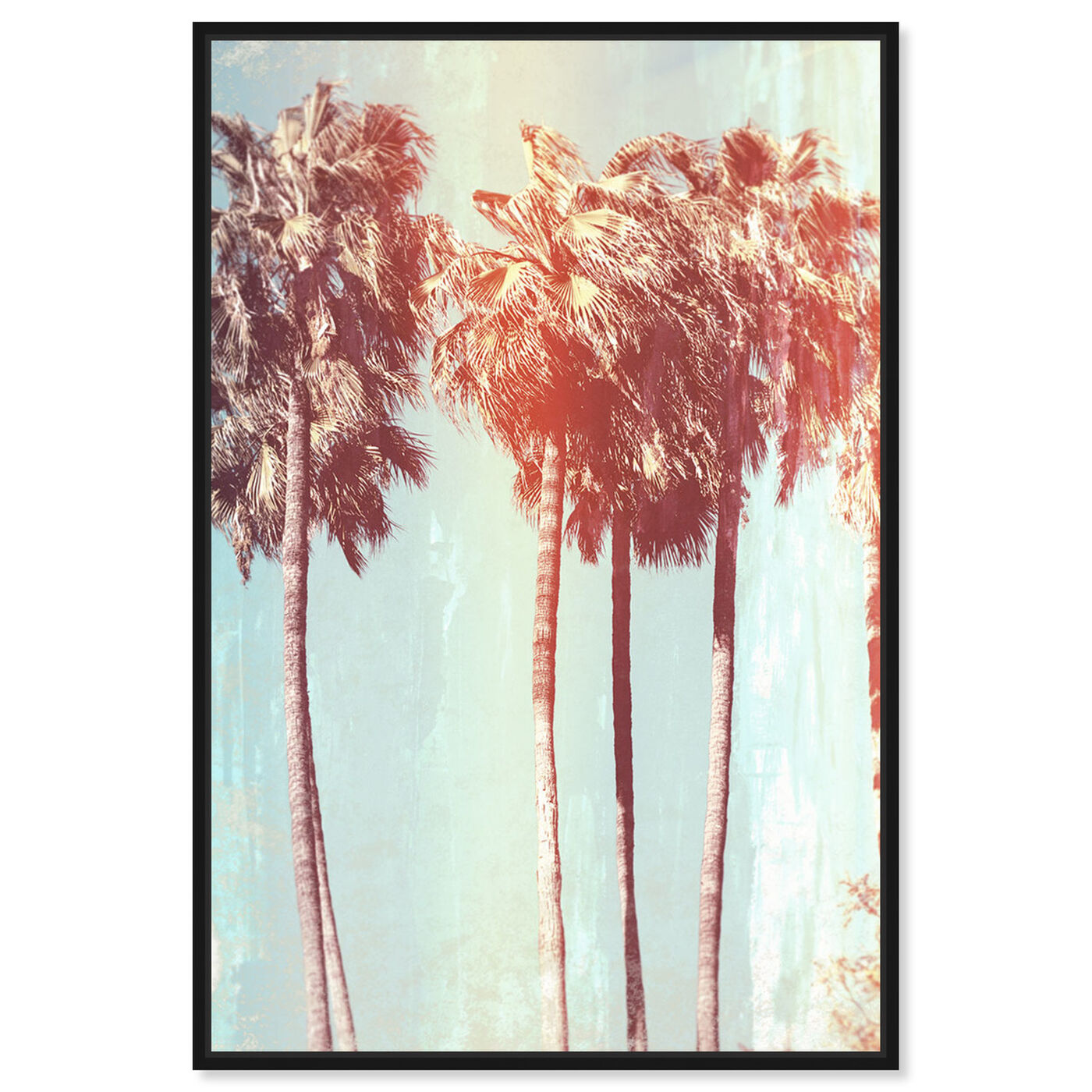 Front view of Palm Tree Dream featuring floral and botanical and trees art.