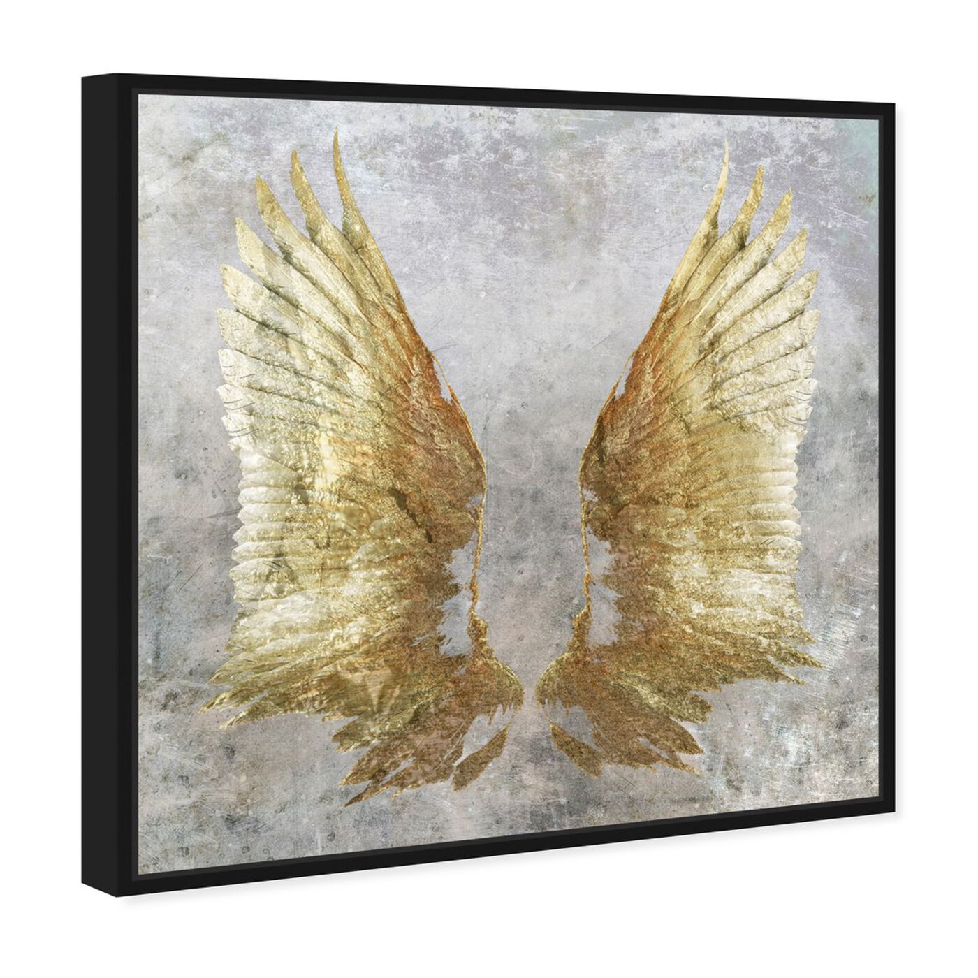 Angled view of My Golden Wings featuring fashion and glam and wings art.