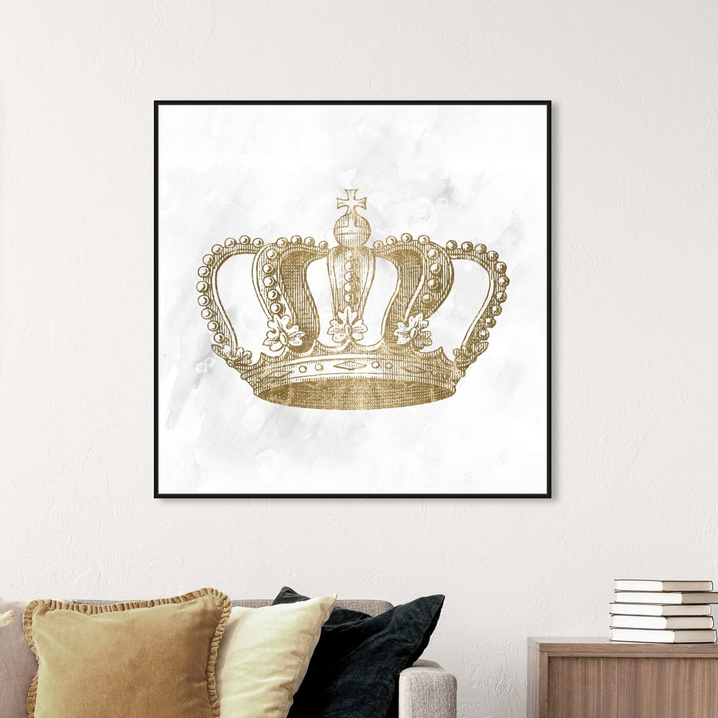 Gold Crown | Fantasy and Sci-Fi Wall Art by Oliver Gal