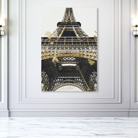 Eiffel Tower Gold Marbles