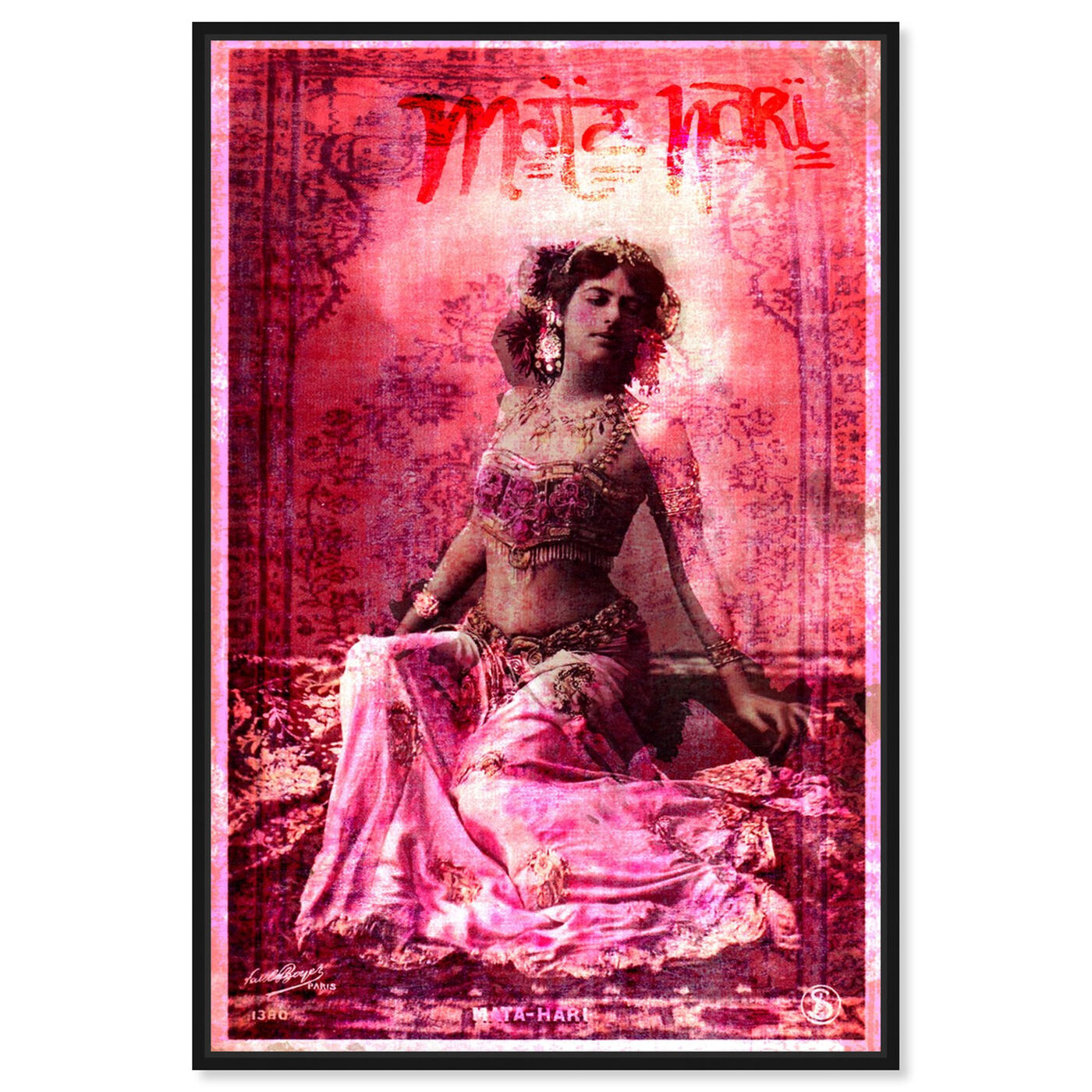 Front view of Mata Hari featuring people and portraits and celebrities art.