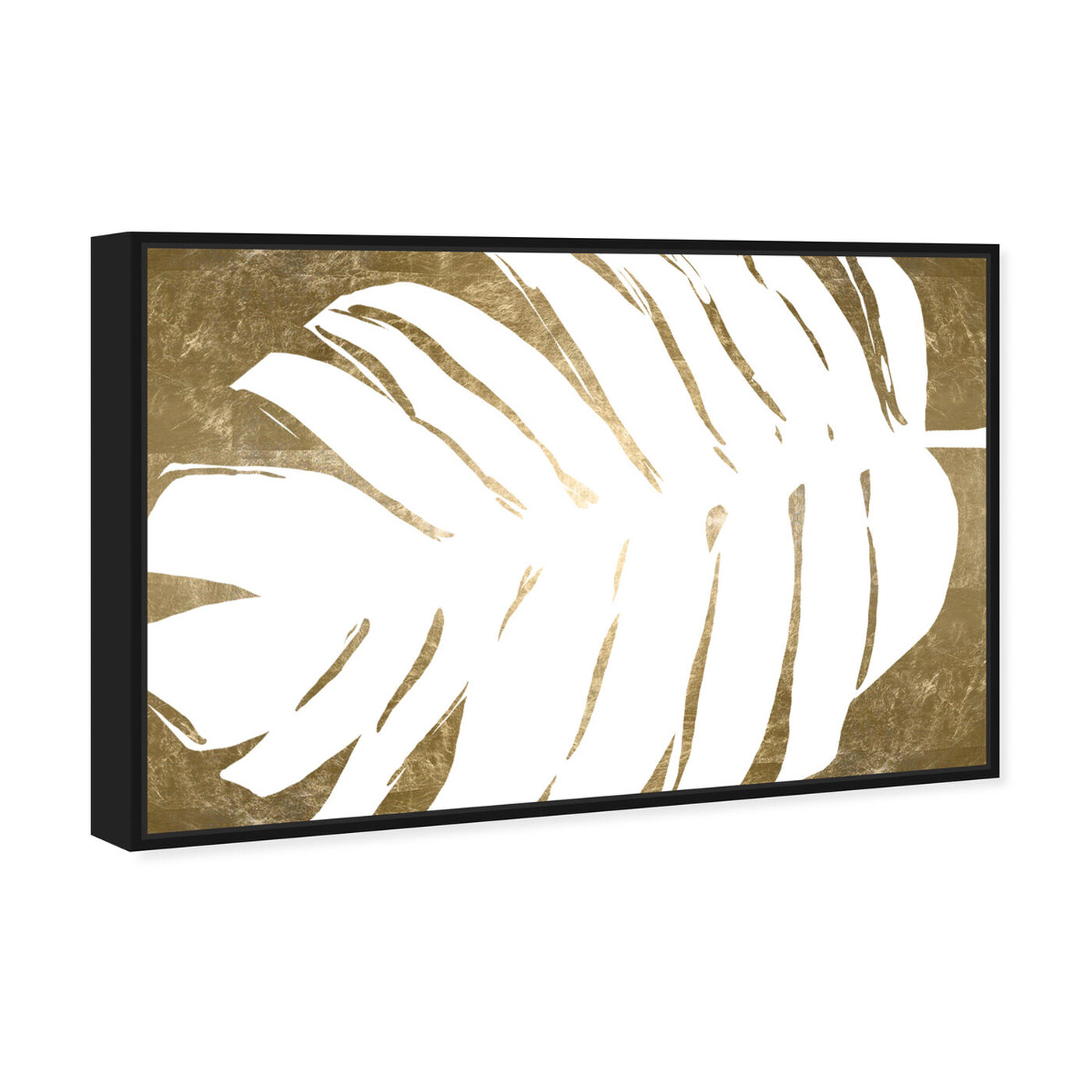 Angled view of Tropical Leaves IV featuring floral and botanical and botanicals art.
