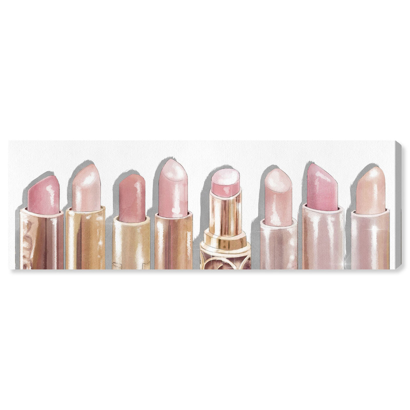 Front view of Lipstick Shades featuring fashion and glam and makeup art.