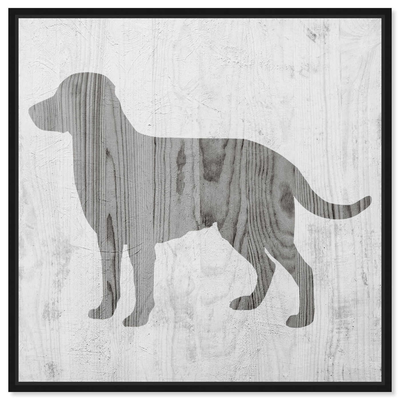 Rustic Dog Love | Animals Wall Art by Oliver Gal