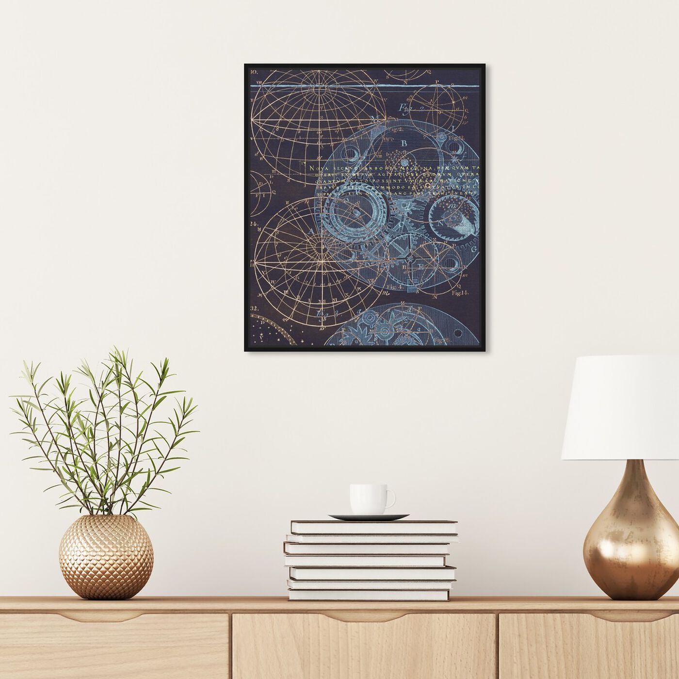 Hanging view of Bores Sky featuring astronomy and space and solar system art.