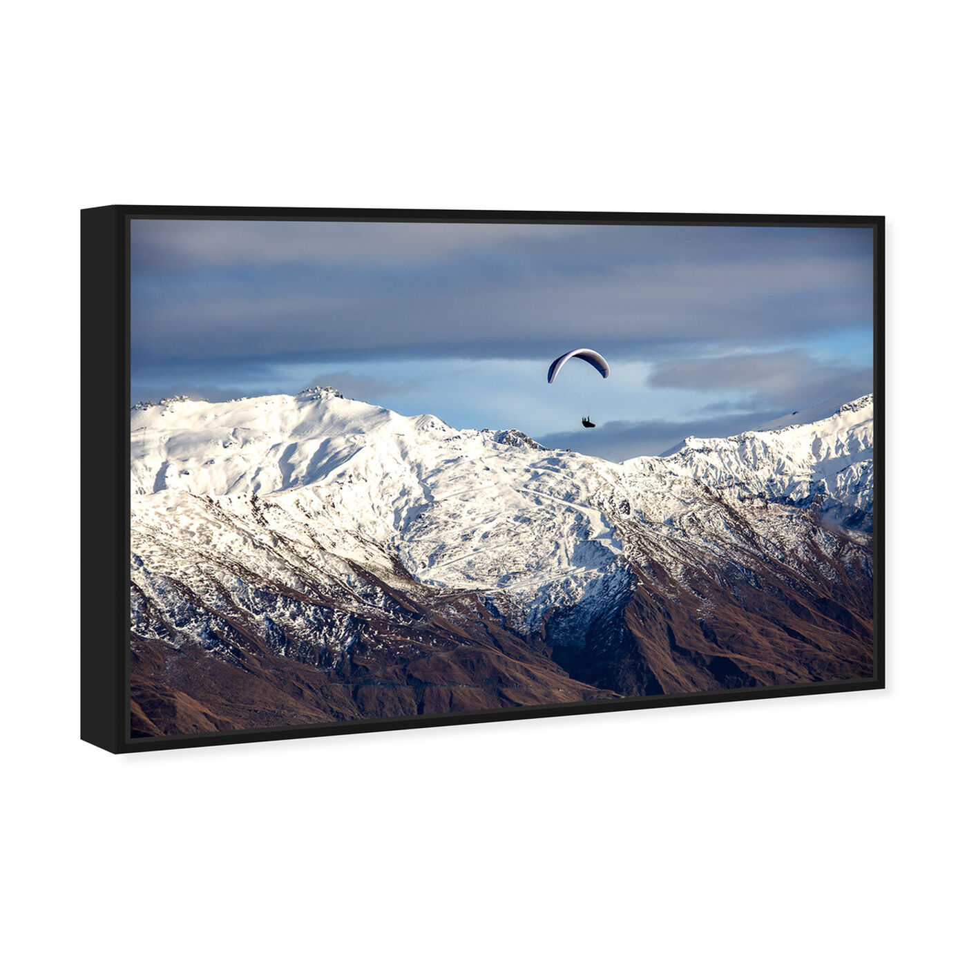 Angled view of Curro Cardenal - Paragliding Free featuring nature and landscape and mountains art.