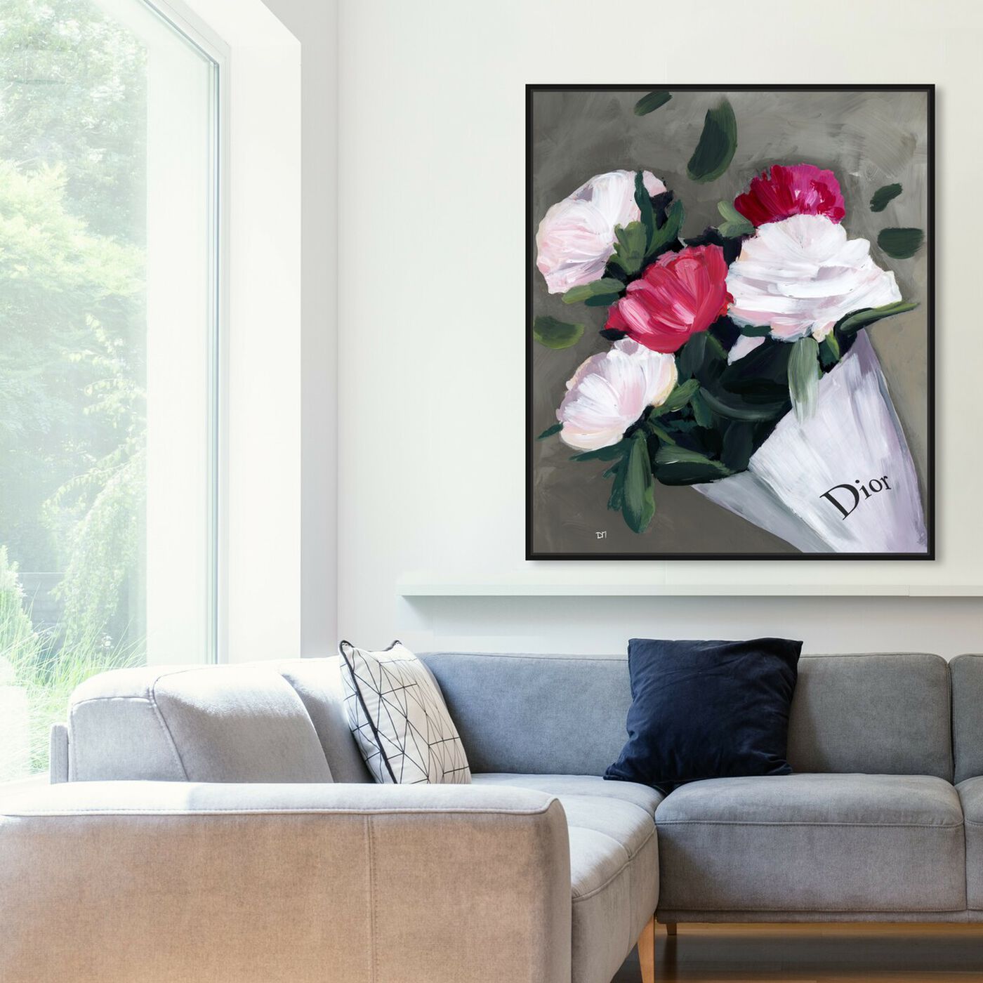 Hanging view of Peony Lover featuring fashion and glam and lifestyle art.