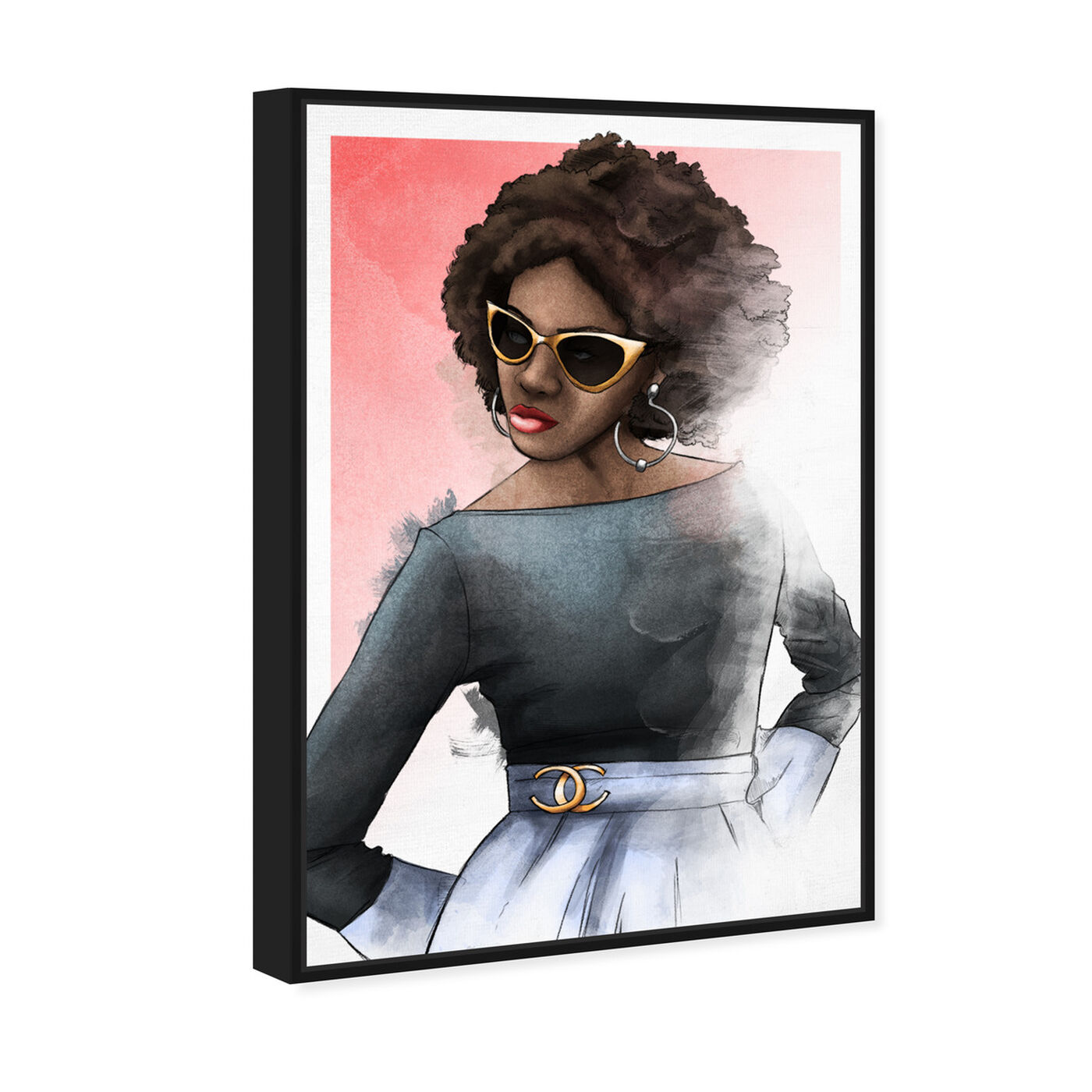 Angled view of Chic Glam featuring fashion and glam and outfits art.