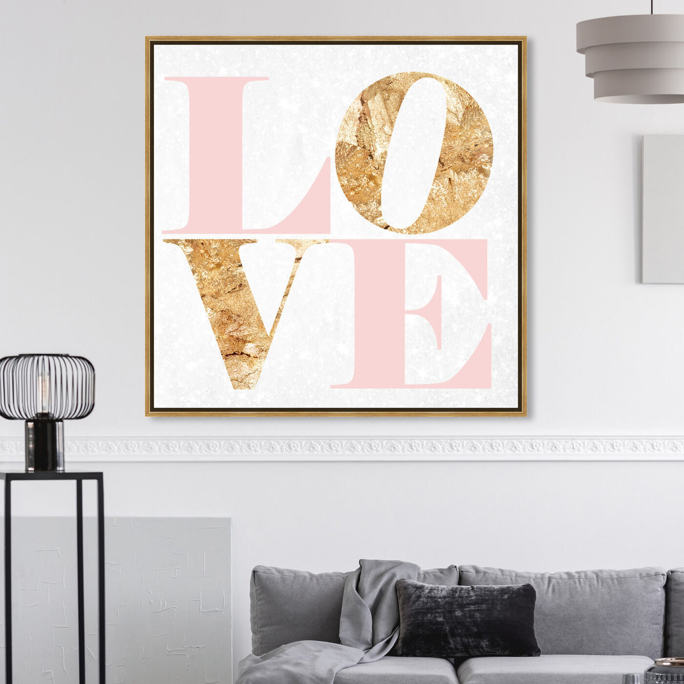 Hanging view of Build On Love Romance featuring typography and quotes and love quotes and sayings art.