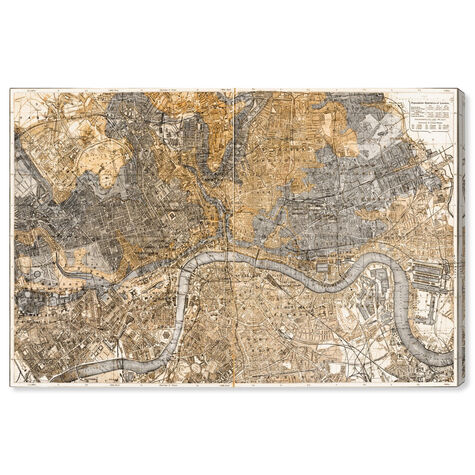London 1883 Map