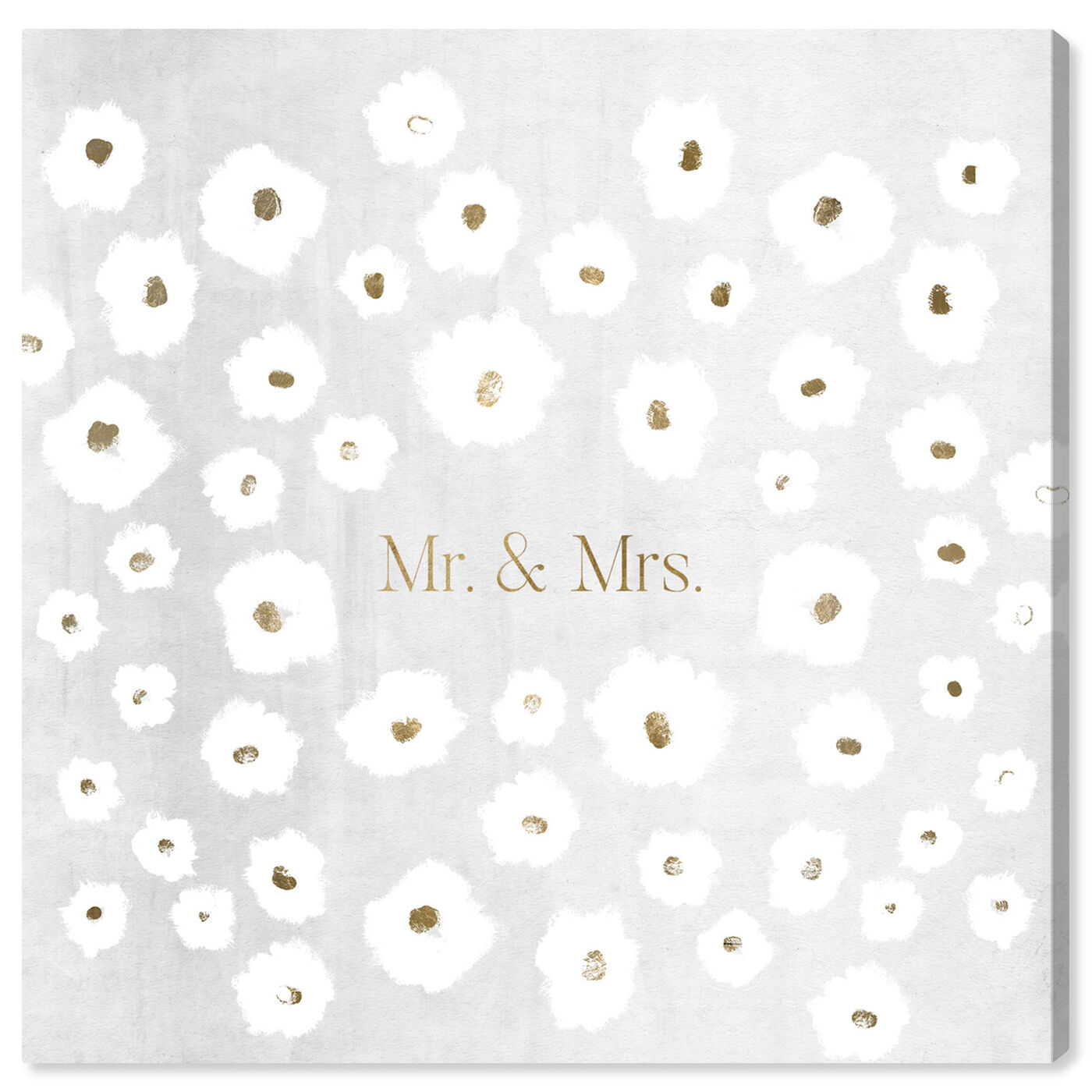 Front view of Mr and Mrs featuring typography and quotes and love quotes and sayings art.