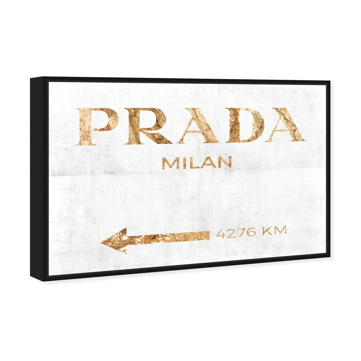 Angled view of Milan Pure Inverse featuring fashion and glam and road signs art.