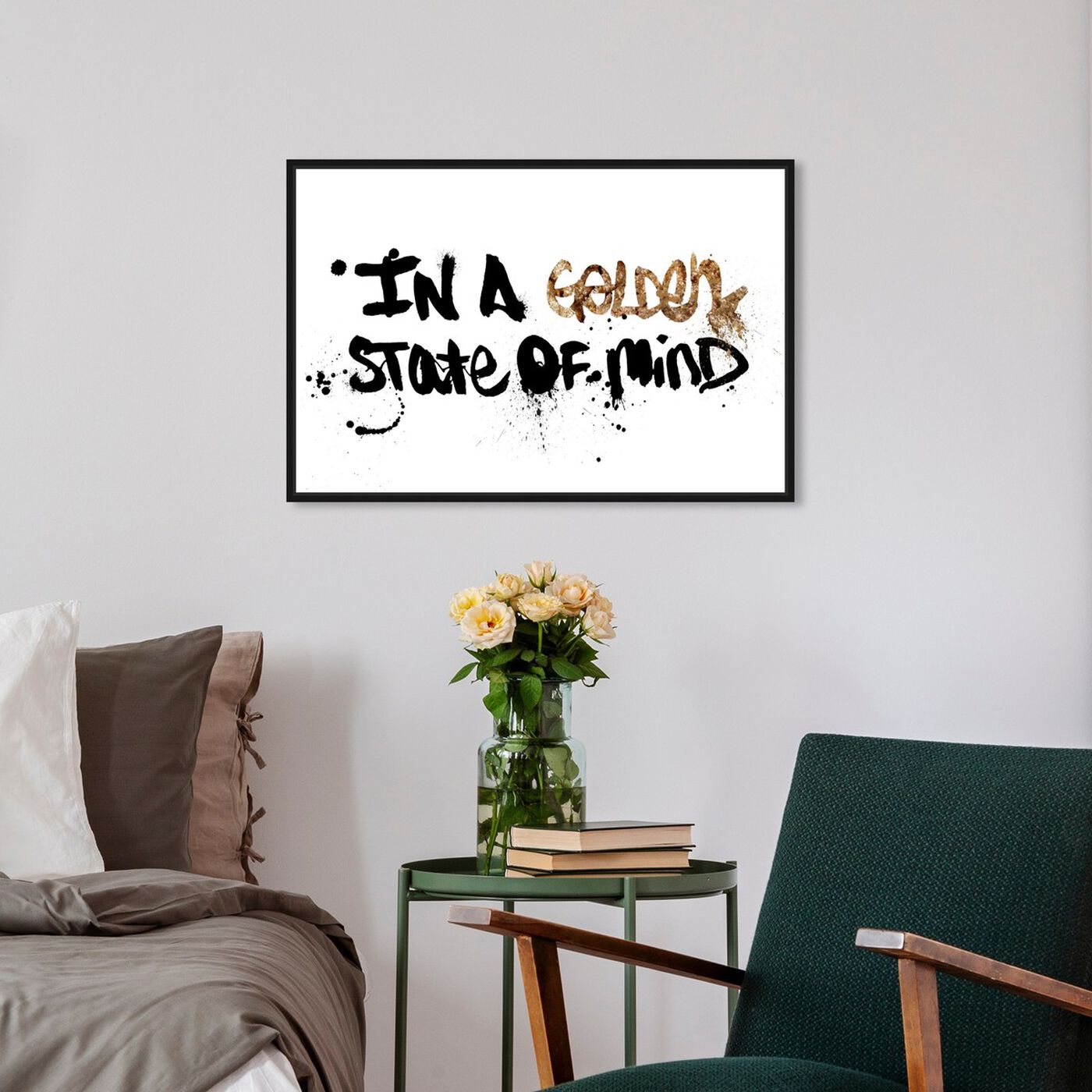 Hanging view of State of Mind featuring typography and quotes and motivational quotes and sayings art.