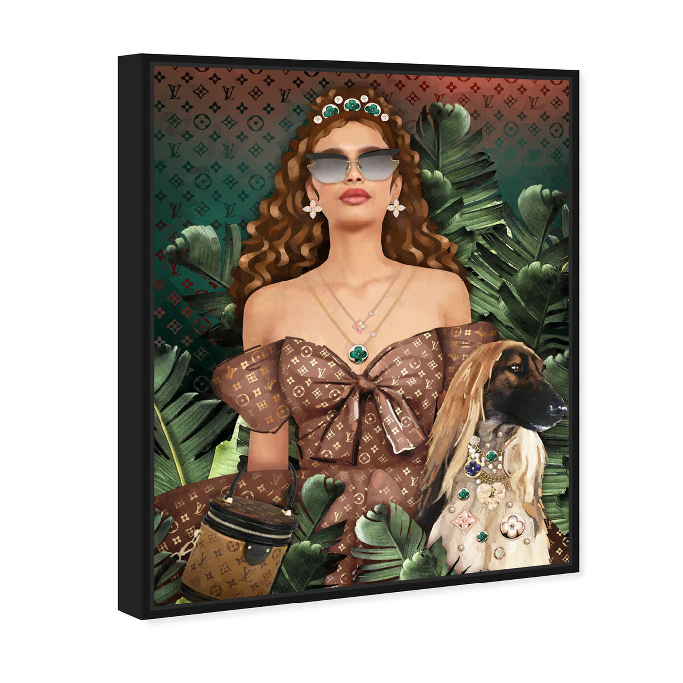 Angled view of Glam Camp featuring fashion and glam and portraits art.