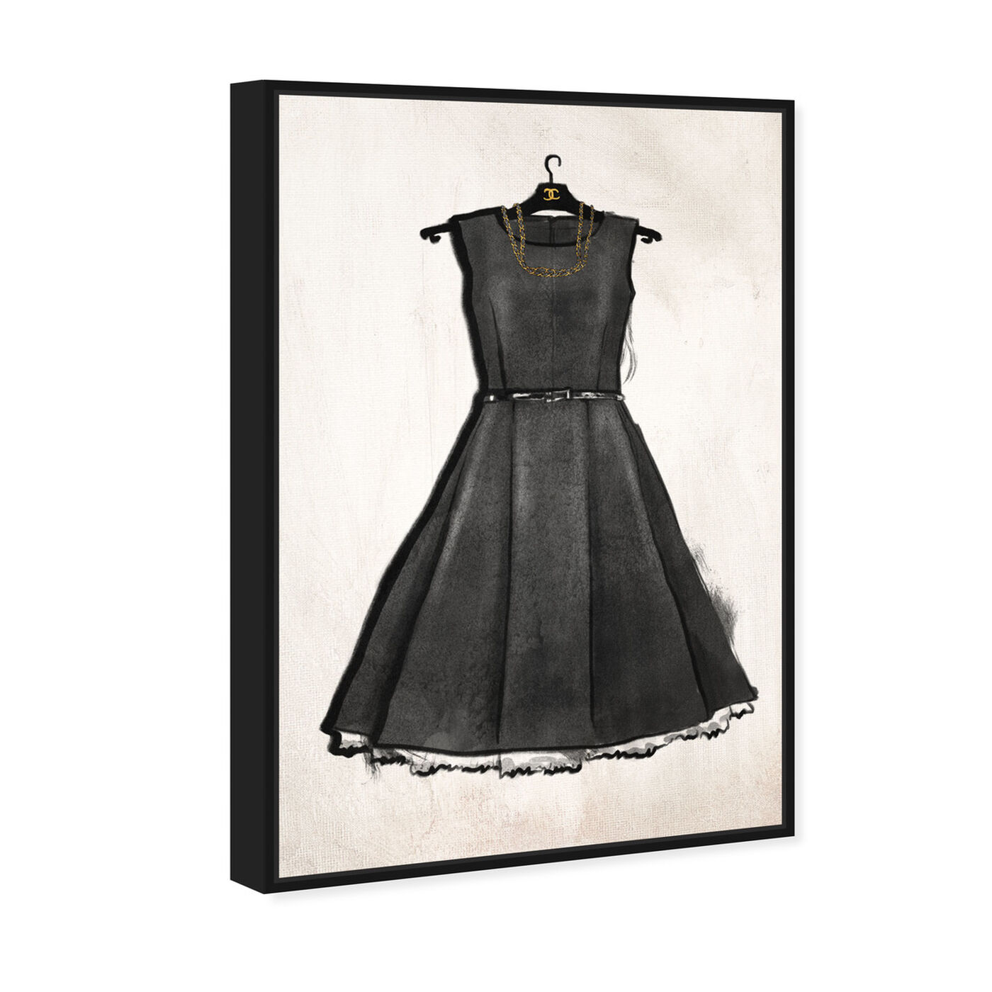 Angled view of Little Black Dress featuring fashion and glam and dress art.