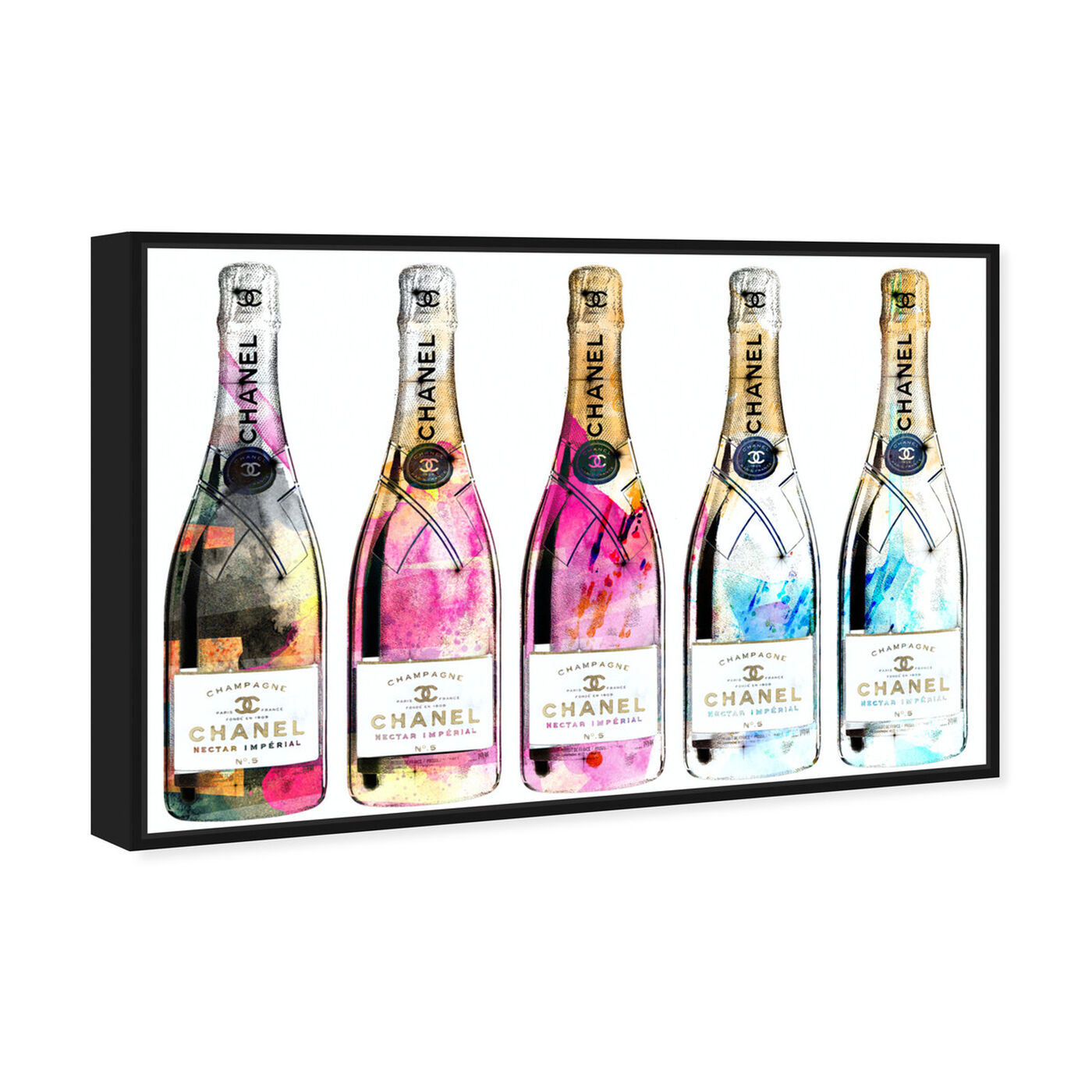 Angled view of Drink Up Champagne featuring fashion and glam and lifestyle art.