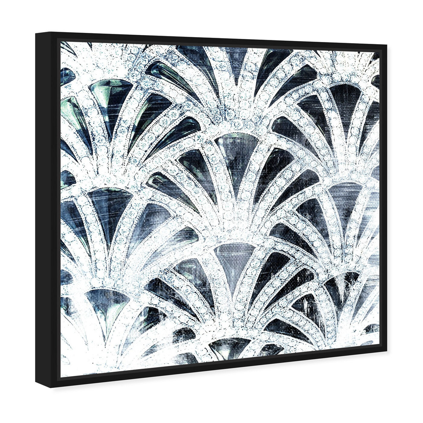 Angled view of Diamonds Deco featuring abstract and patterns art.