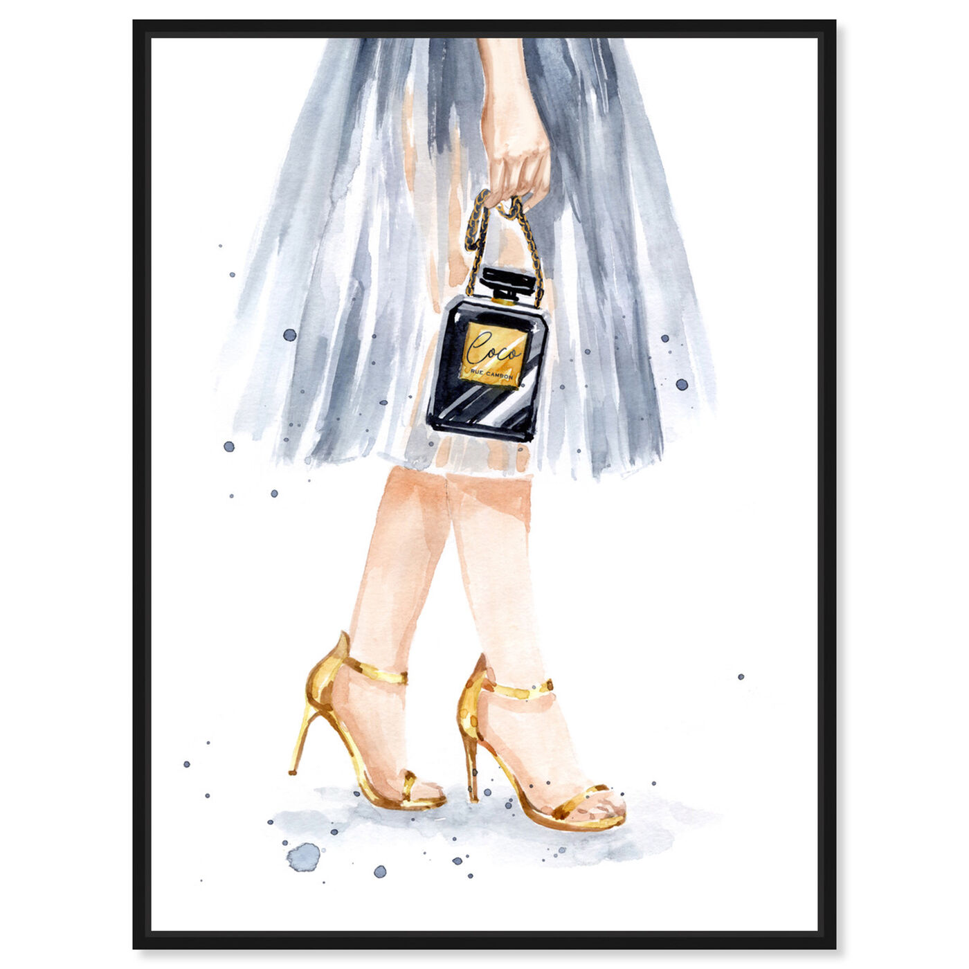 Front view of Perfume to go featuring fashion and glam and perfumes art.
