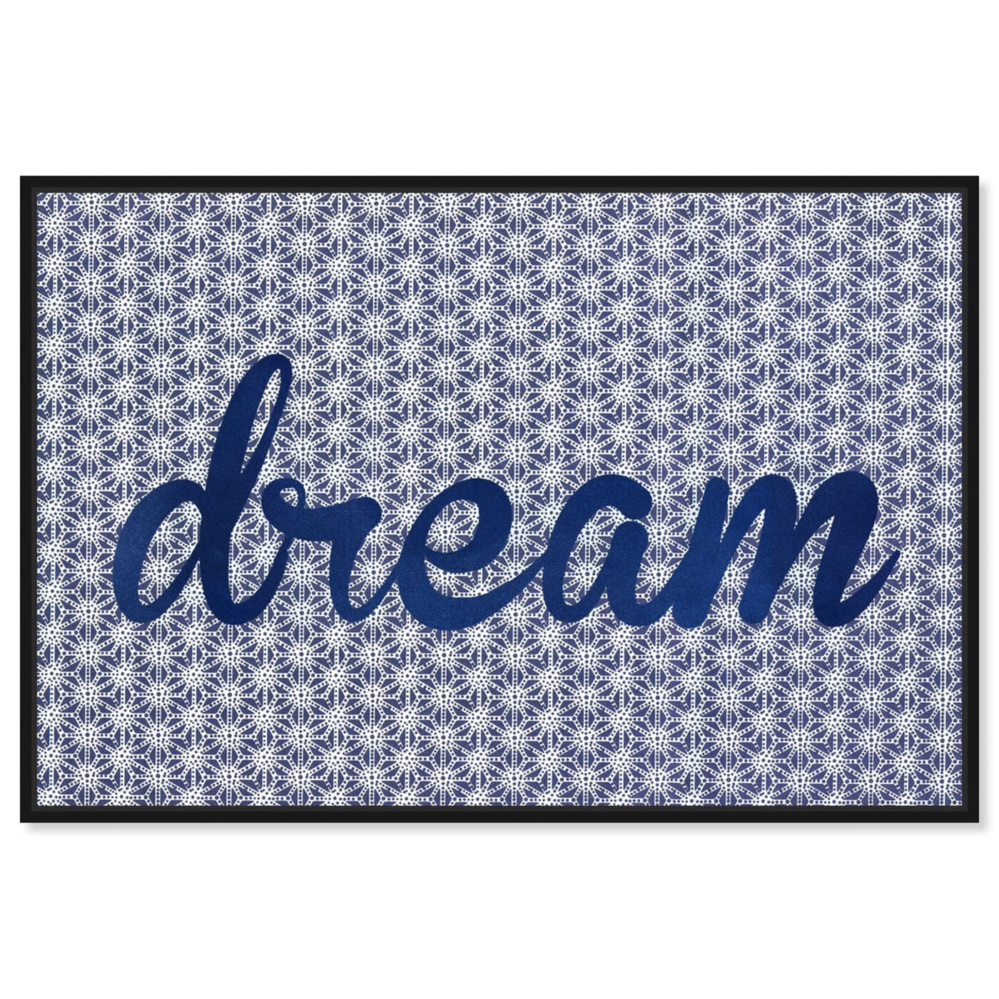 Front view of Dream Dream Dream featuring typography and quotes and motivational quotes and sayings art.