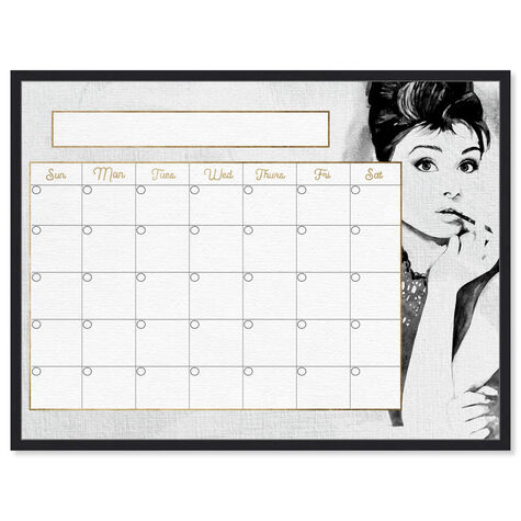 Beautiful Woman Monthly Calendar