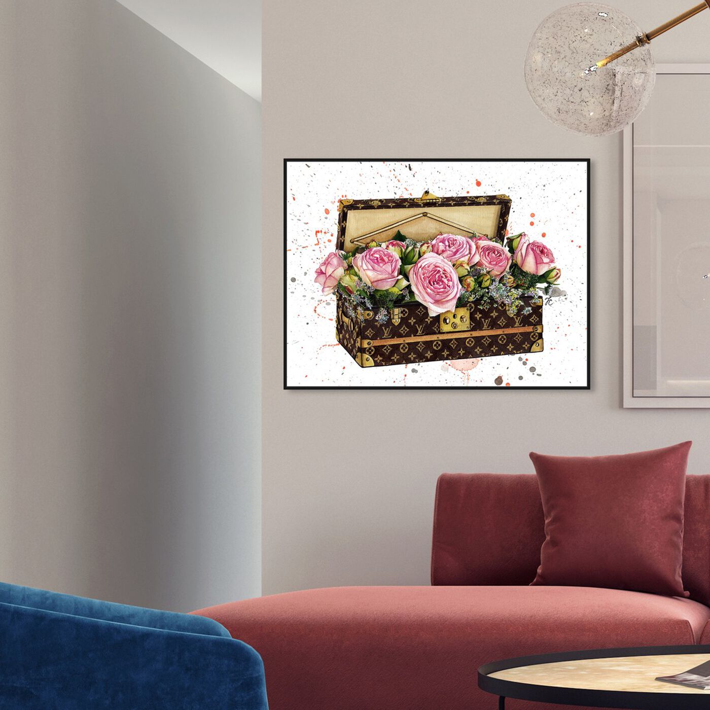 Doll Memories - Floral Trunk  Floral and Botanical Wall Art by Oliver Gal