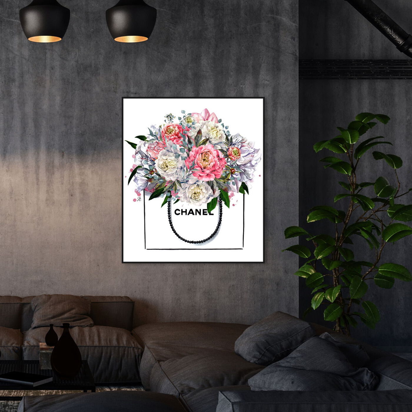 Hanging view of Doll Memories - Flowers and Peonies featuring floral and botanical and florals art.