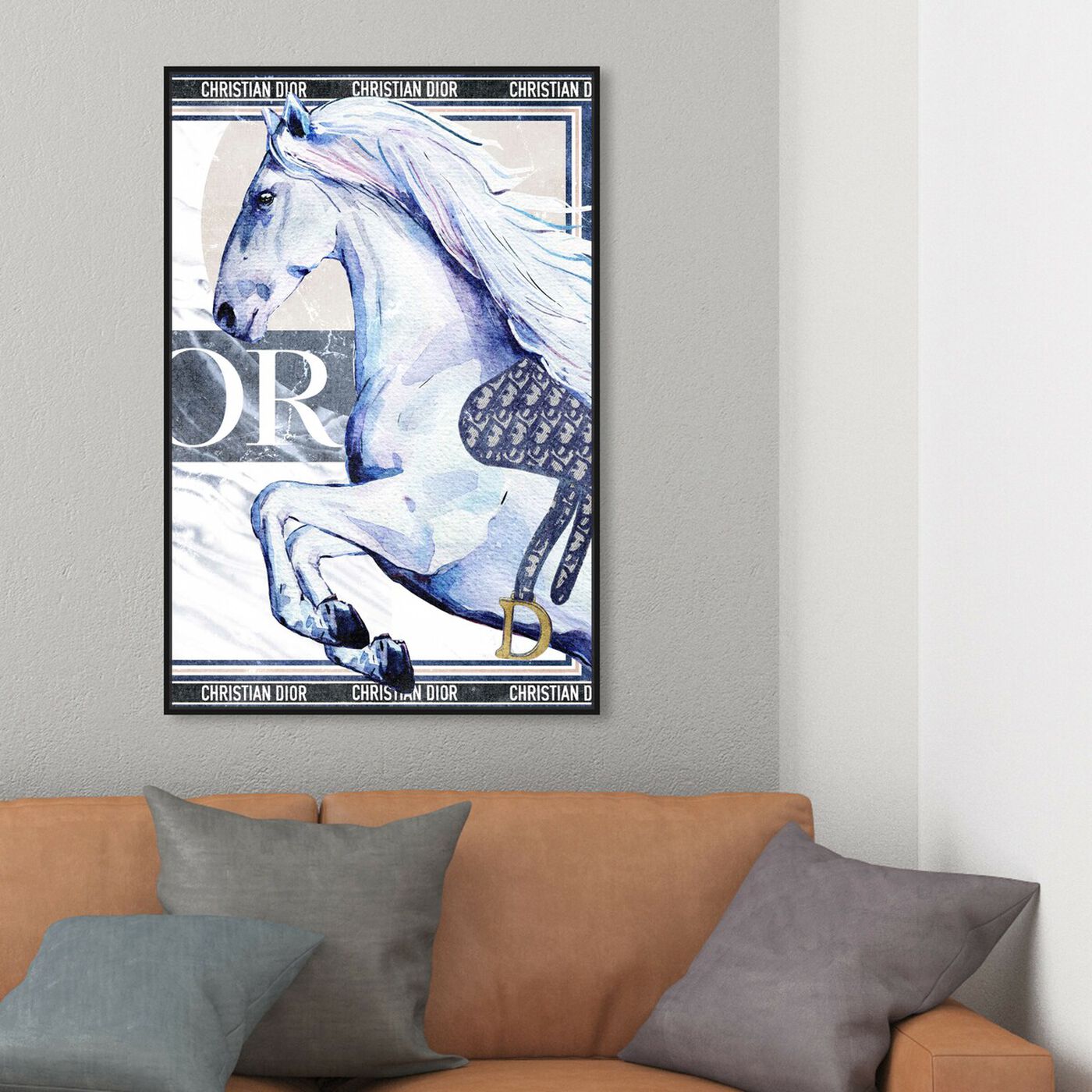 Hanging view of Lippanzer Effect Symbol II featuring fashion and glam and handbags art.