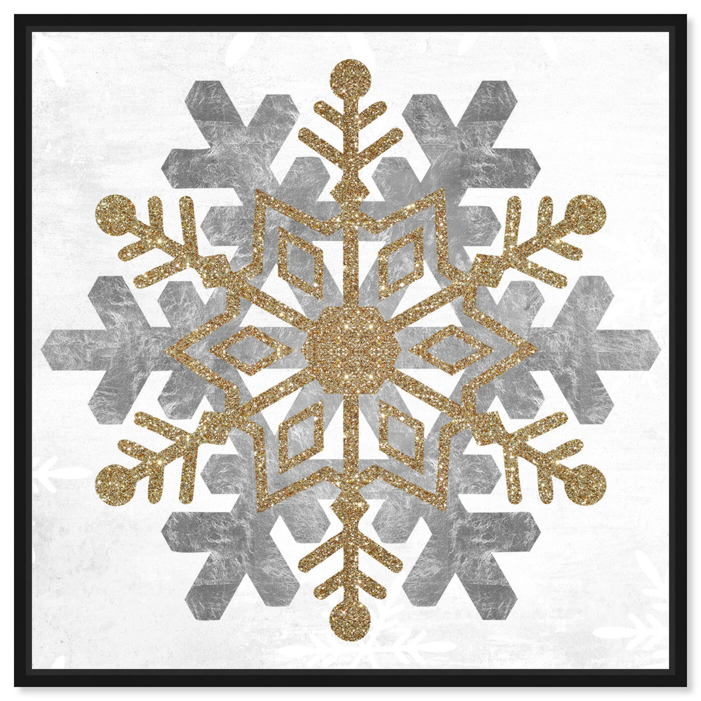 Front view of Snow Flake Gold featuring holiday and seasonal and seasons art.