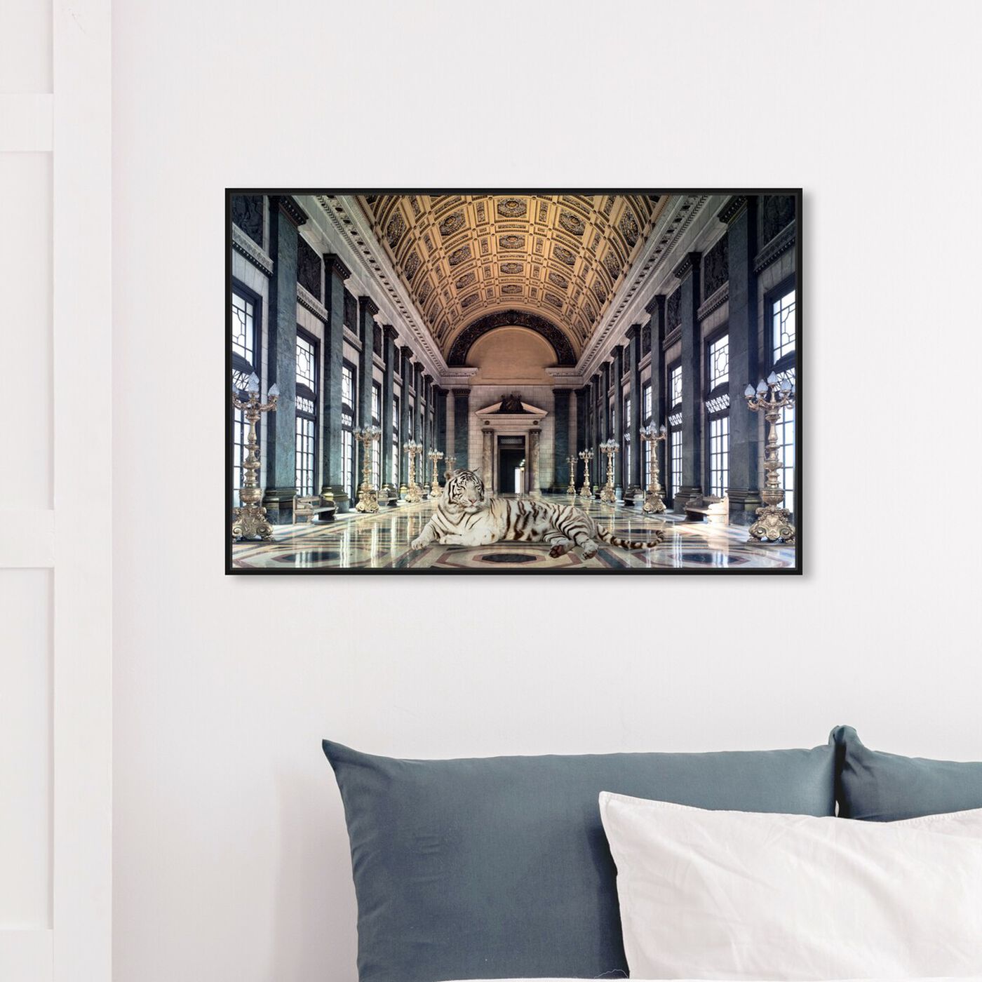 Hanging view of Resting in my Palace featuring architecture and buildings and structures art.