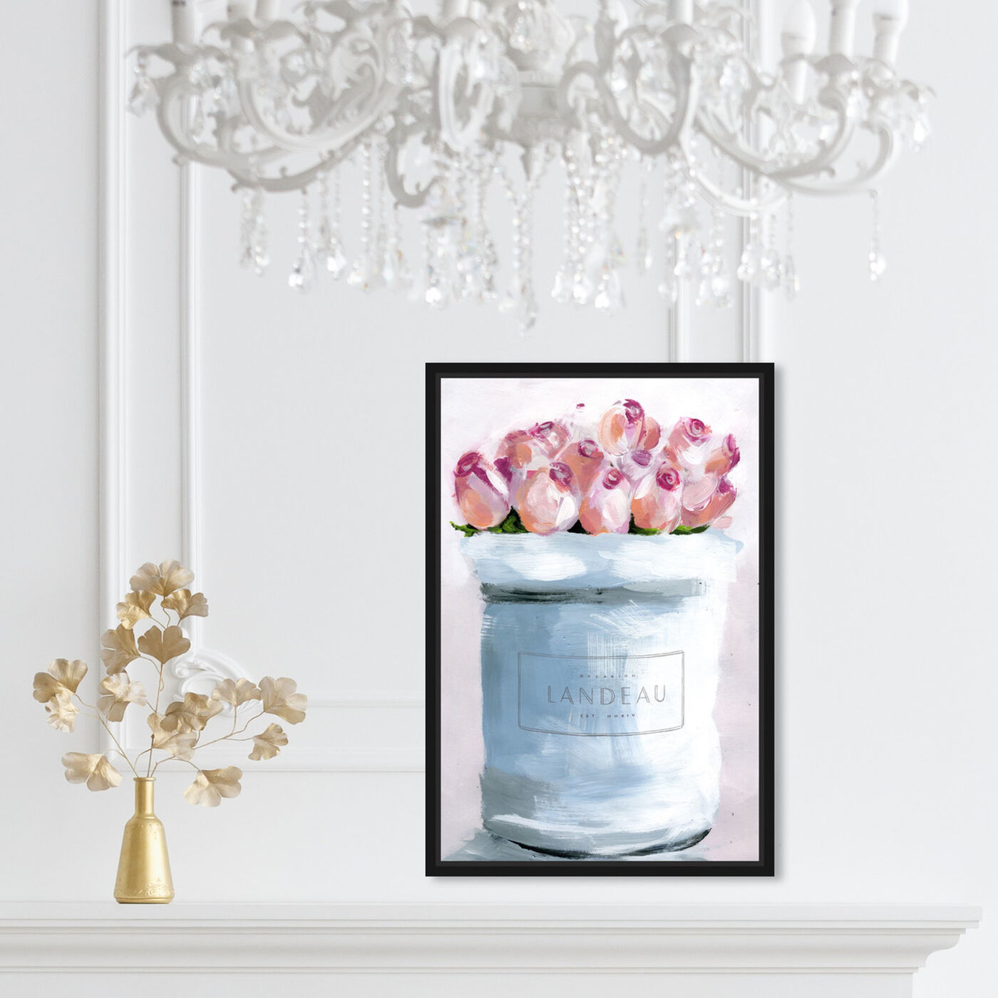 Hanging view of The Loveliest Flowers I featuring floral and botanical and florals art.