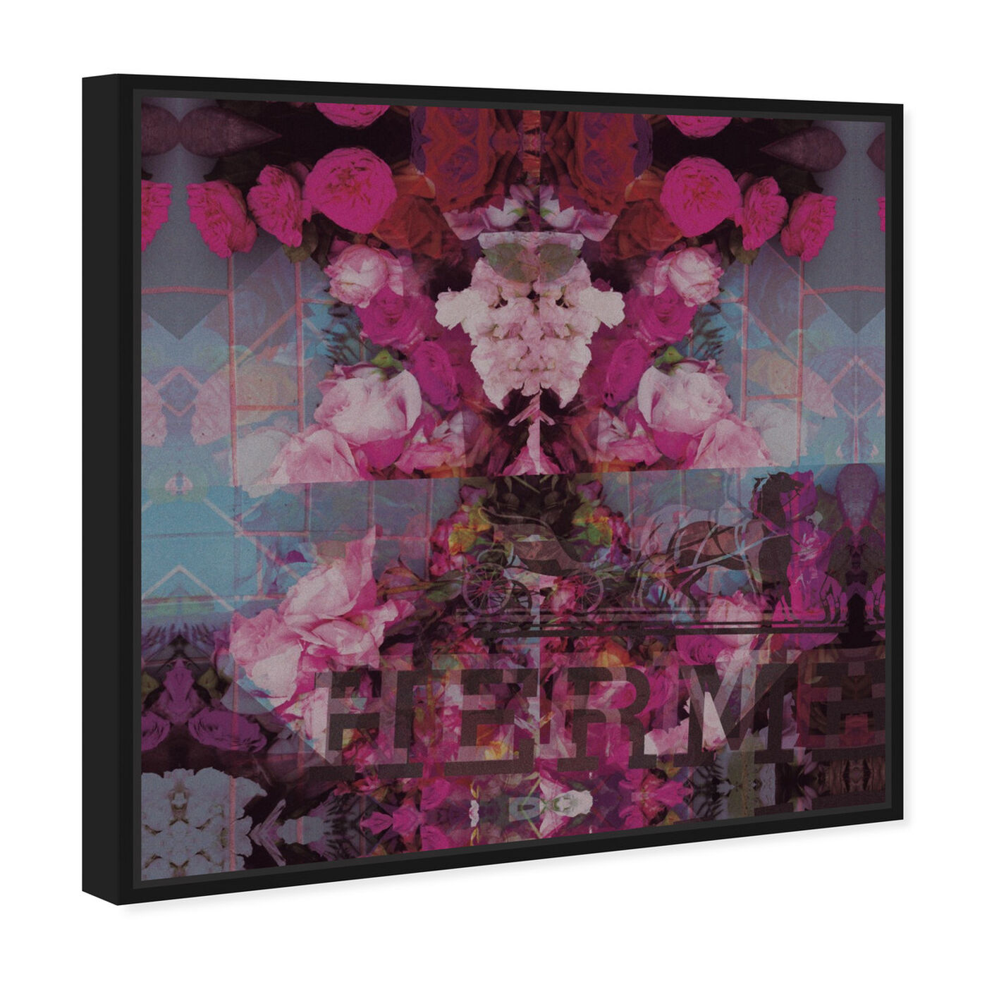 Angled view of Sublime Illusion featuring floral and botanical and florals art.