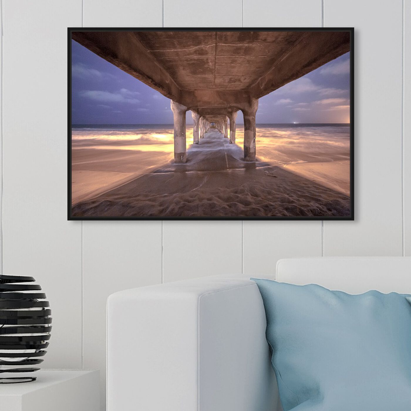 Hanging view of Curro Cardenal - Staring into Eternity featuring nautical and coastal and coastal art.