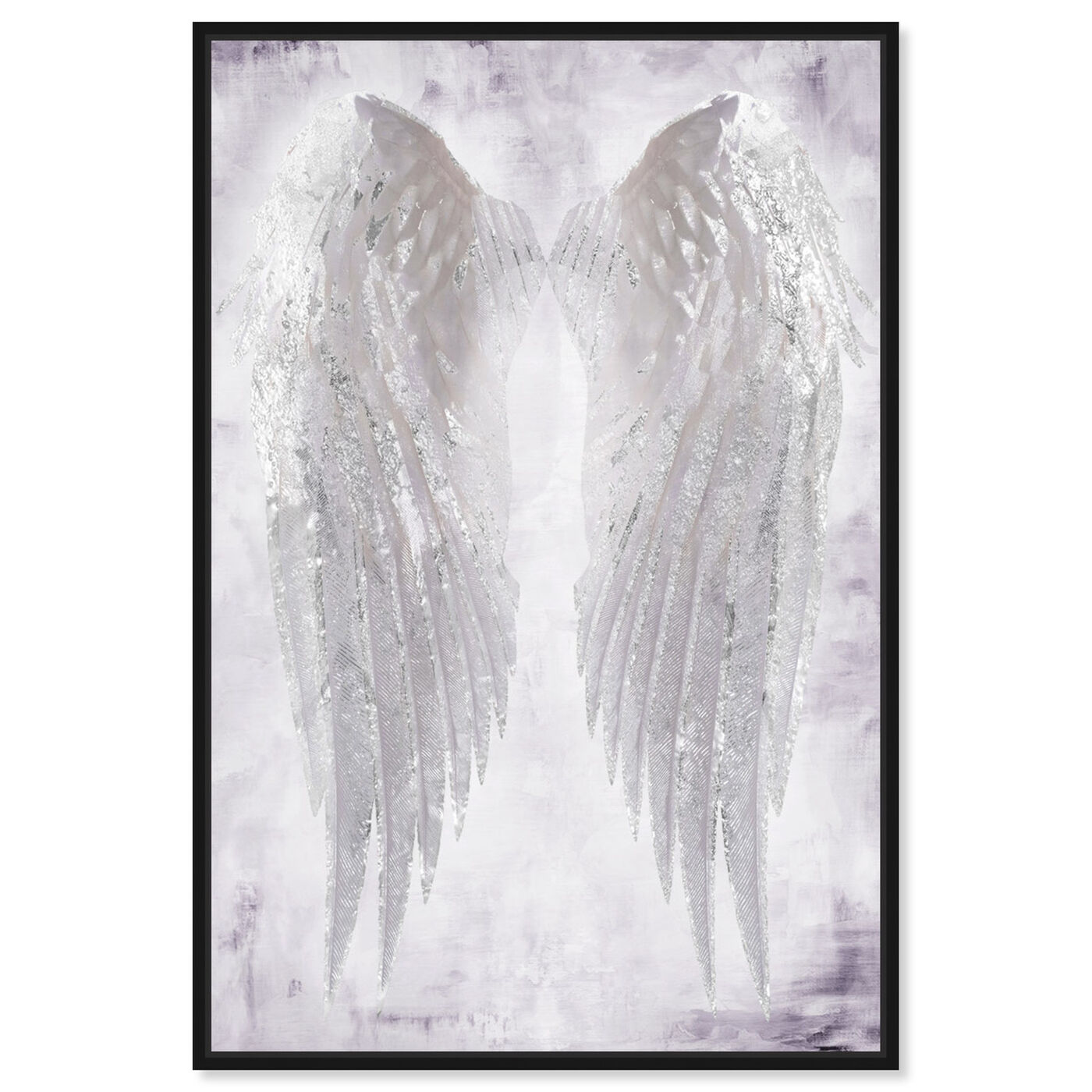 Front view of Wings of Angel Amethyst featuring fashion and glam and wings art.