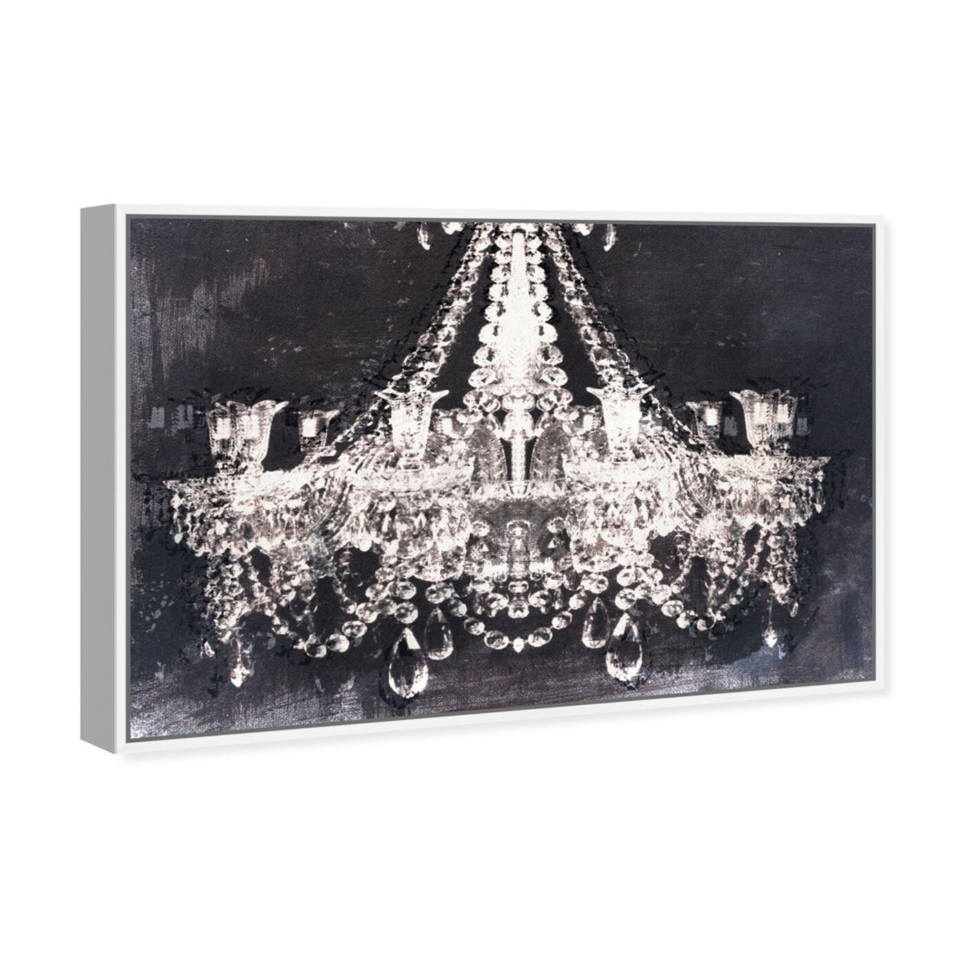 Angled view of Dramatic Entrance Night featuring fashion and glam and chandeliers art.