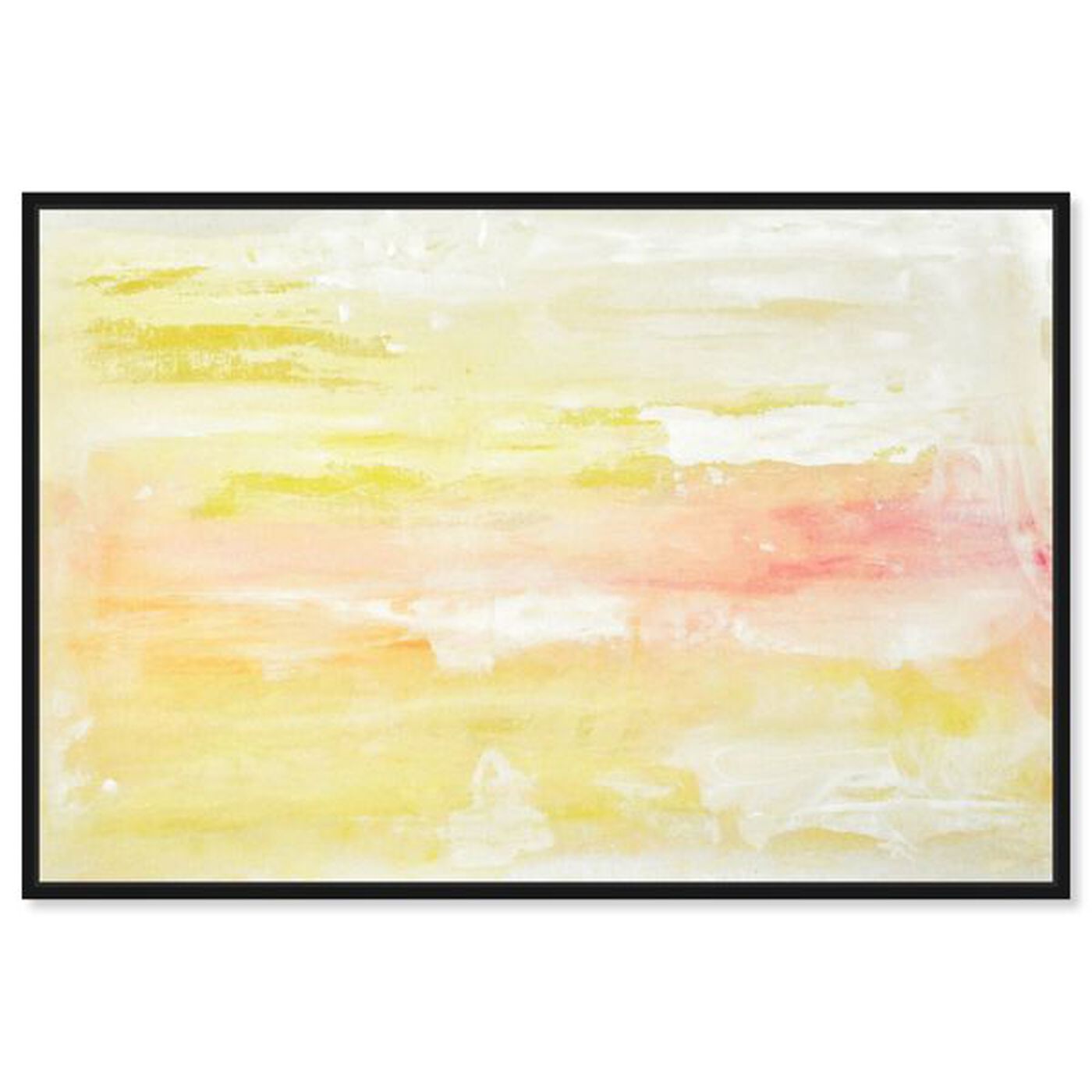 Front view of Peaceful Sunset featuring abstract and paint art.