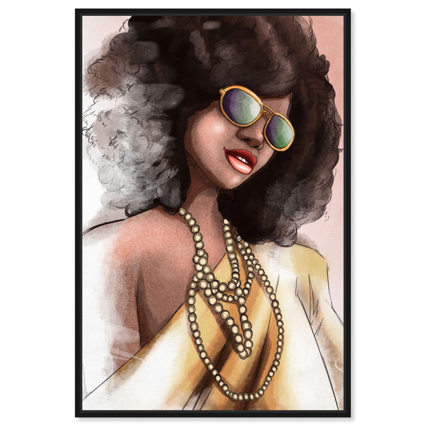 Front view of Elegant Fade featuring fashion and glam and portraits art.