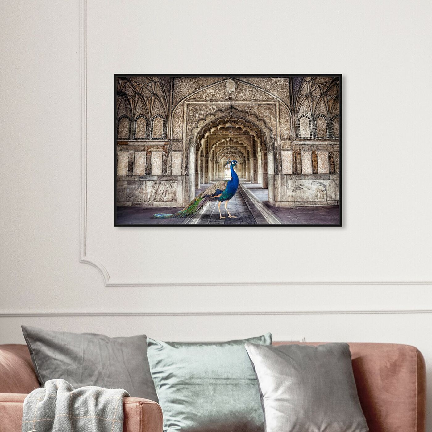 Hanging view of King of the Palace featuring architecture and buildings and structures art.