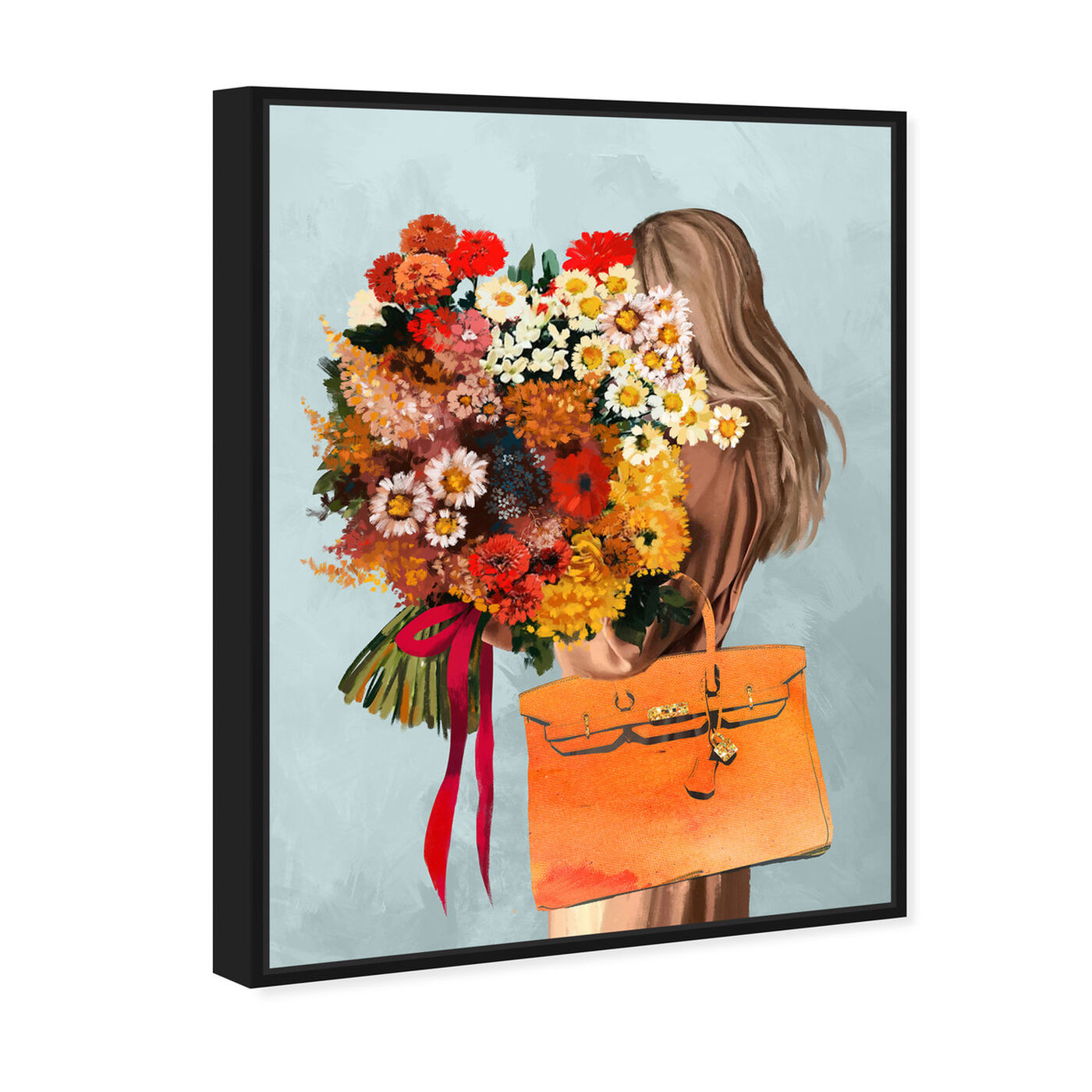 Angled view of Autumn Bouquet featuring fashion and glam and handbags art.