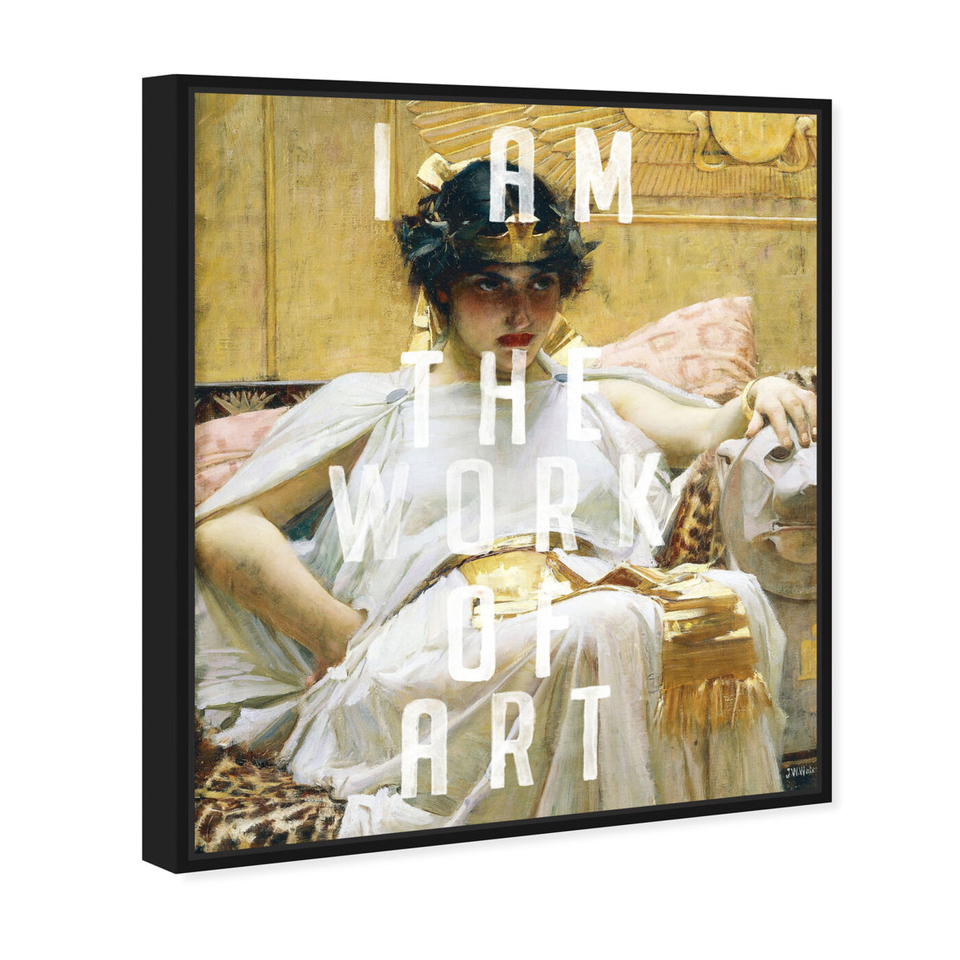 Angled view of I AM ART featuring classic and figurative and classic art.