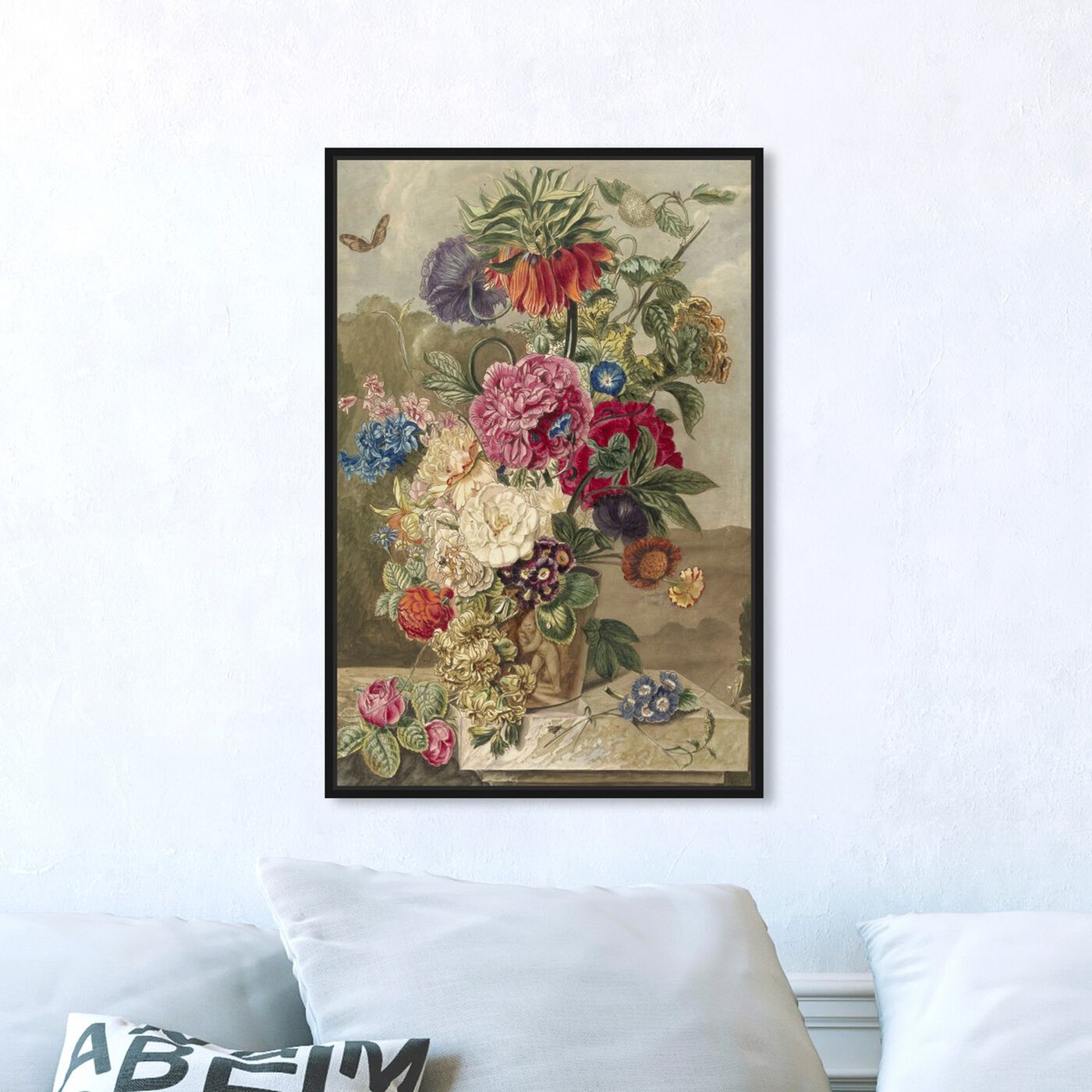 Hanging view of Flower Arrangement XIII - The Art Cabinet featuring classic and figurative and french décor art.